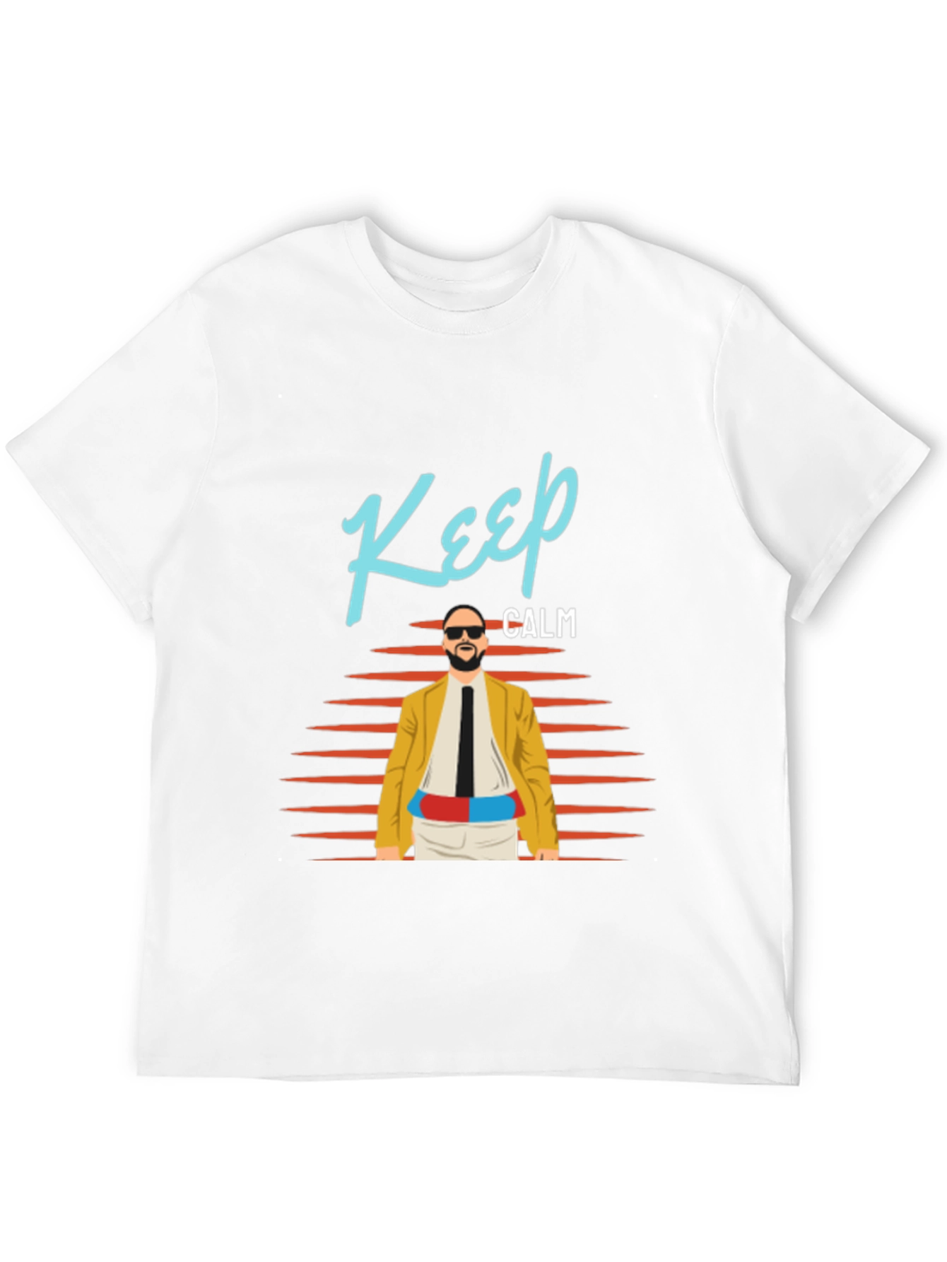 Keep Calm Graphic Tee - Retro Cool