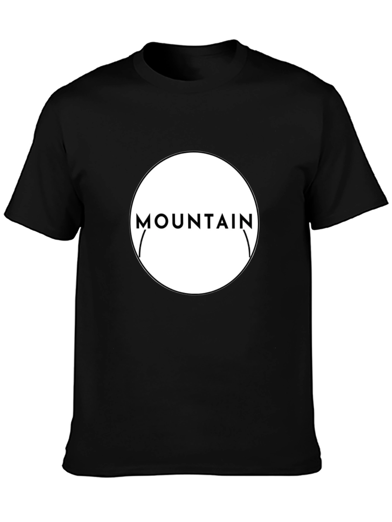 Mountain Graphic Black T-Shirt