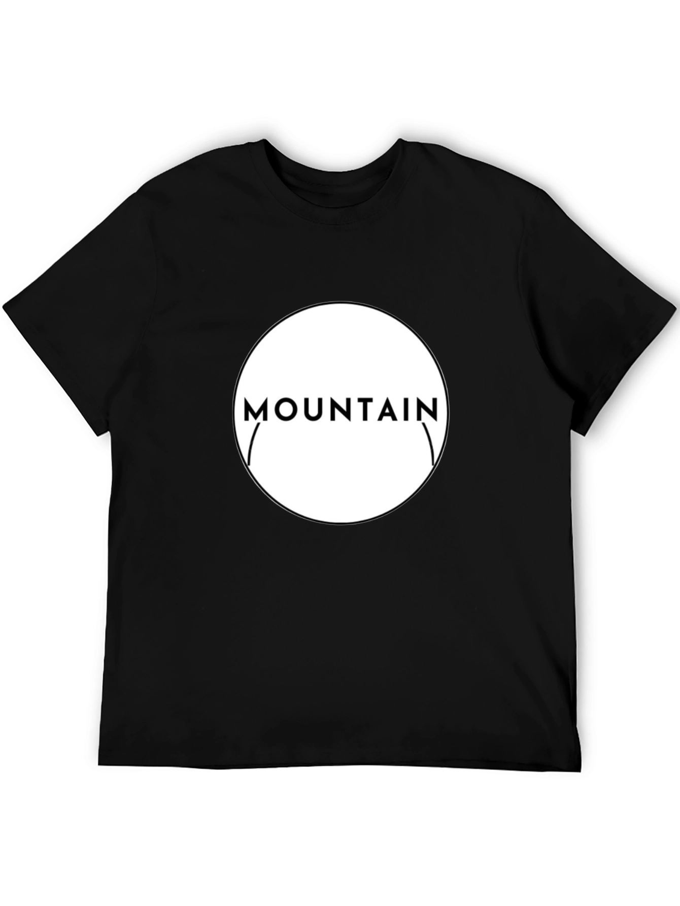 Mountain Graphic Black T-Shirt
