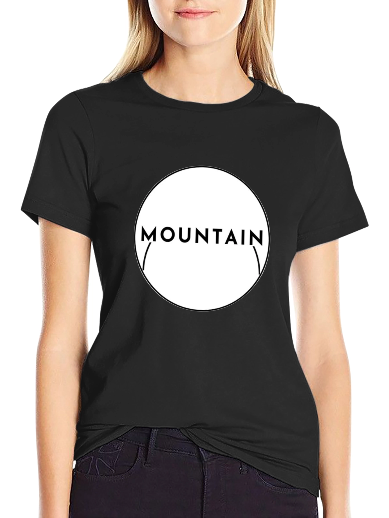 Mountain Graphic Black T-Shirt