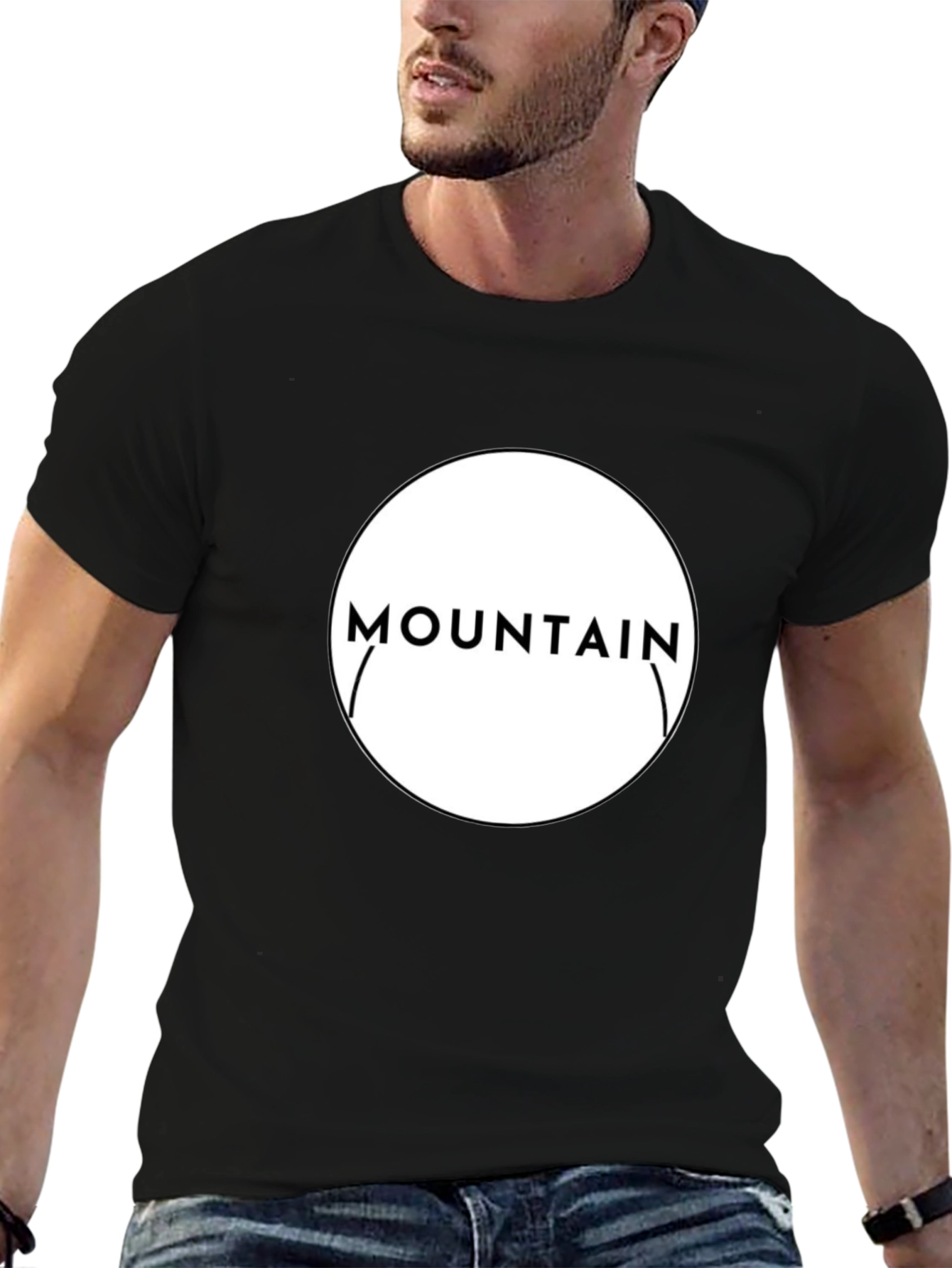 Mountain Graphic Black T-Shirt