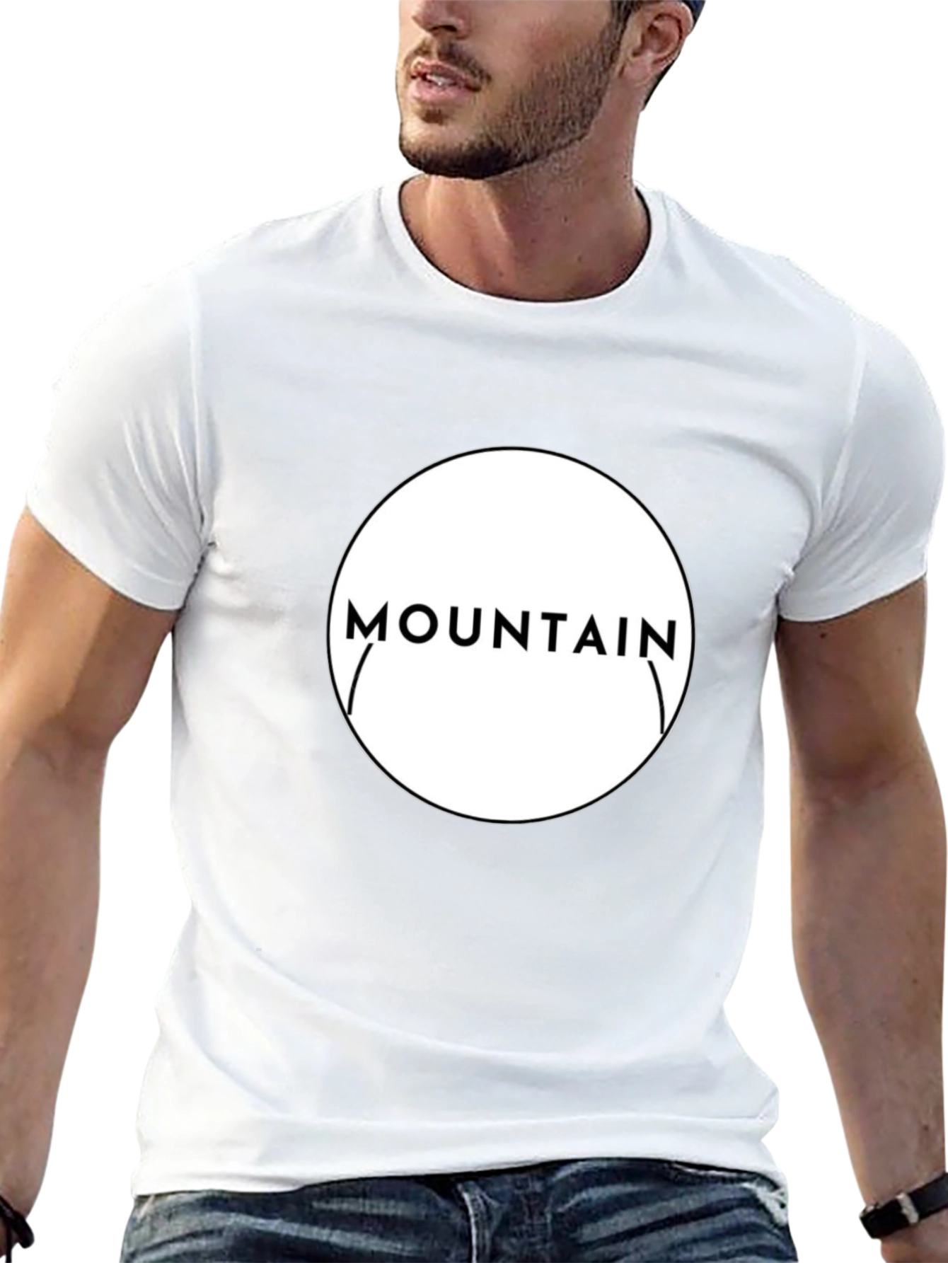 Mountain Graphic Black T-Shirt
