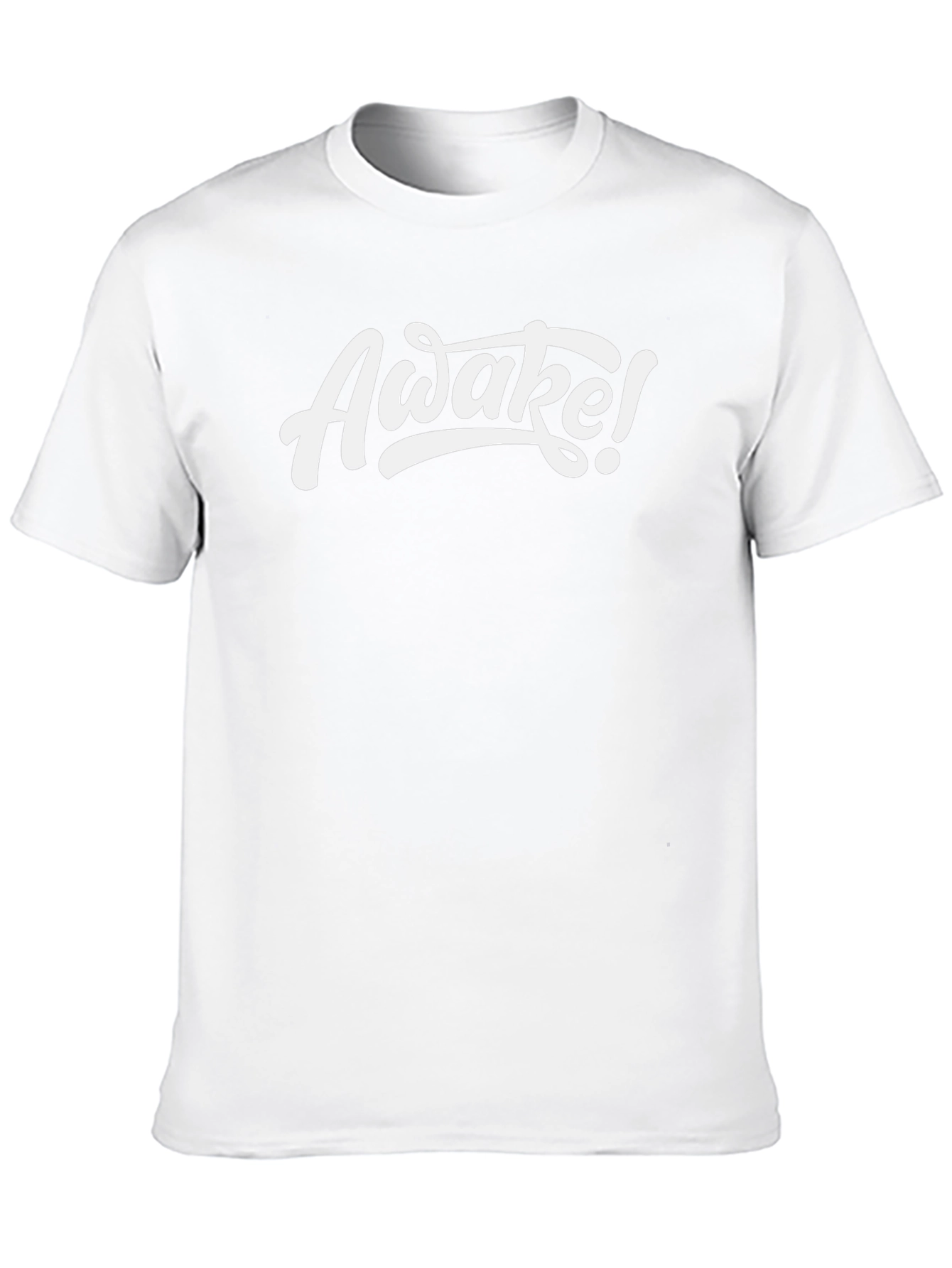 Awake! Graphic Print Black T-Shirt