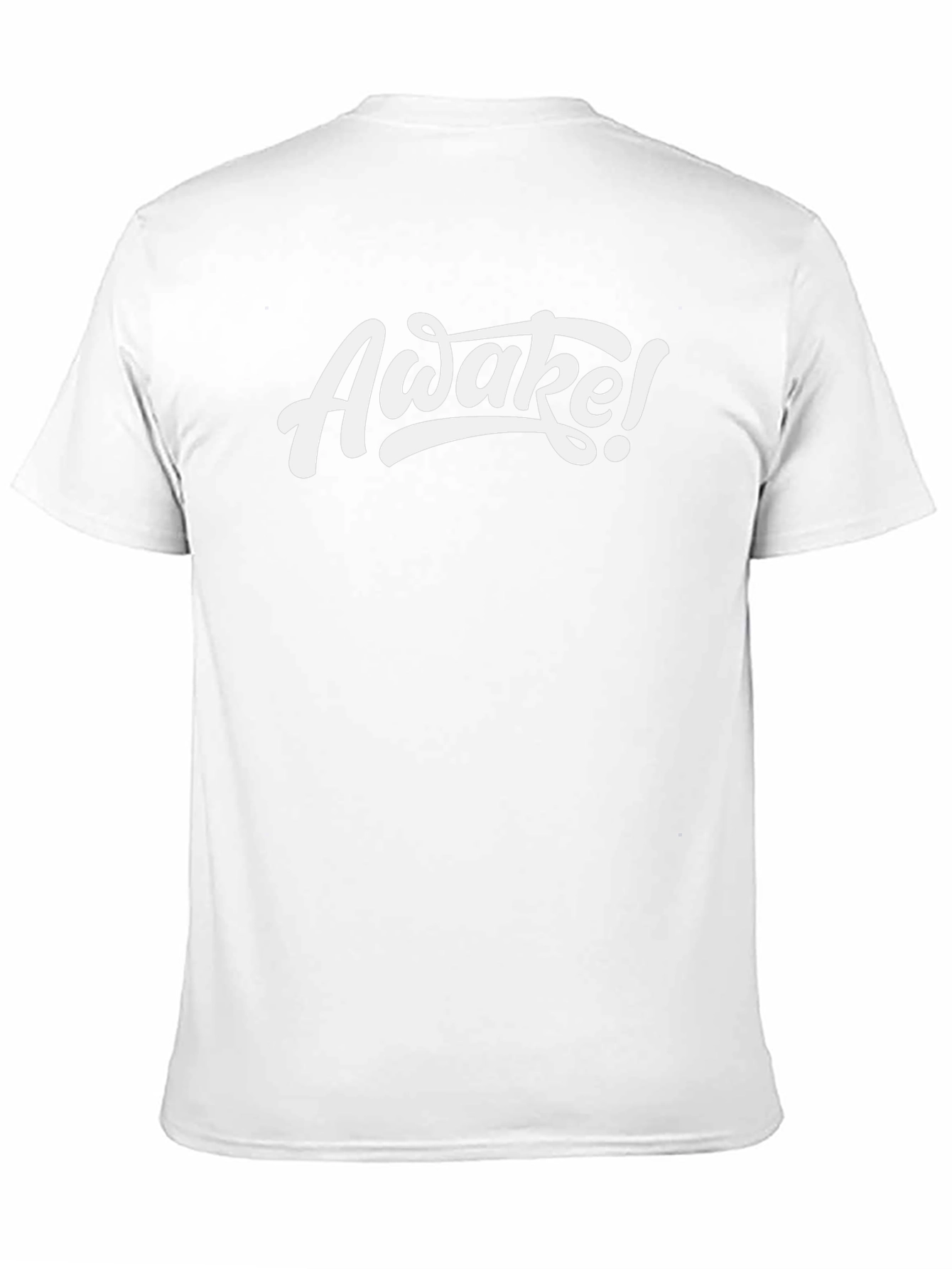 Awake! Graphic Print Black T-Shirt