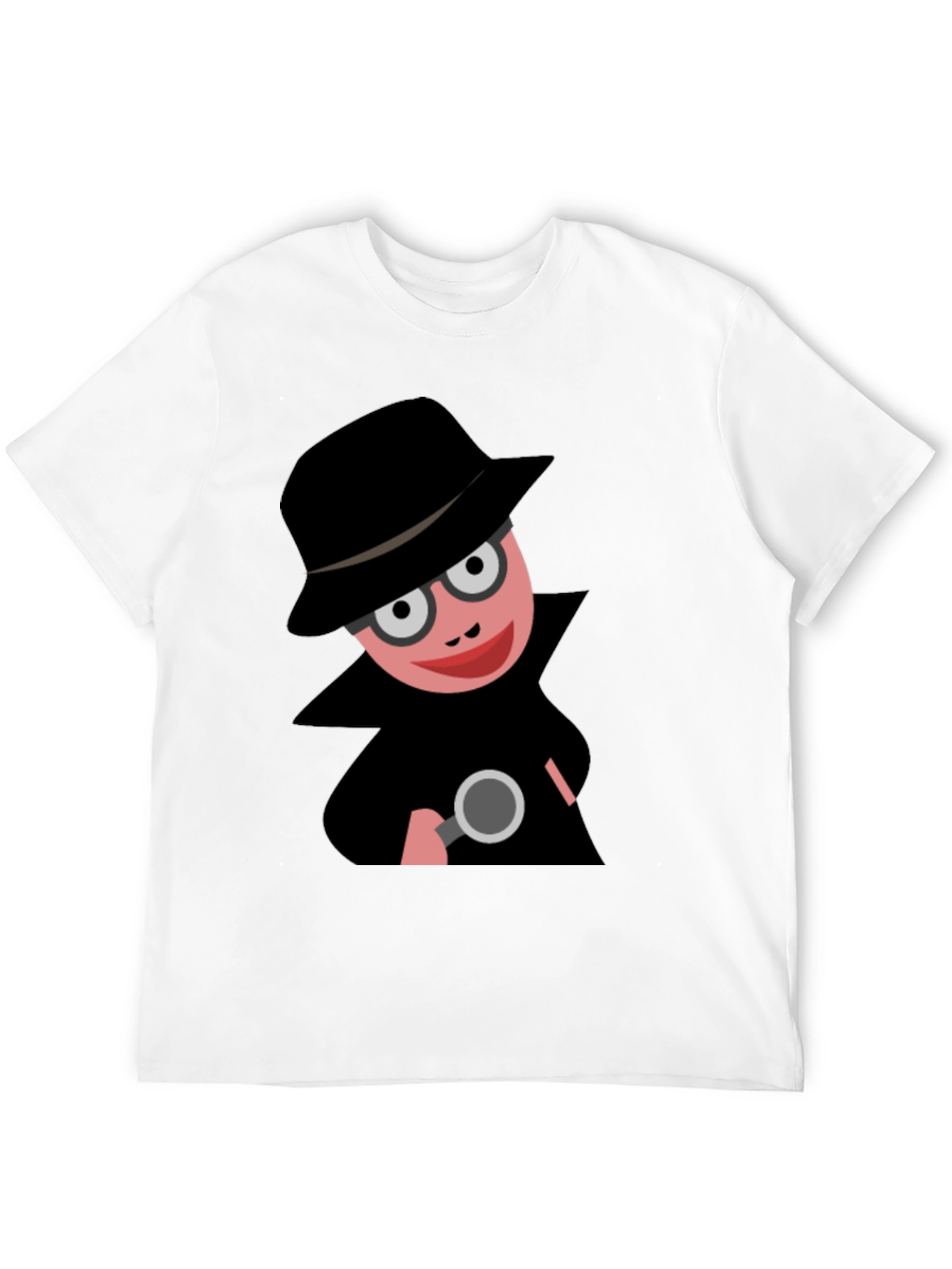 Cartoon Detective T-Shirt: Funny Spy Design