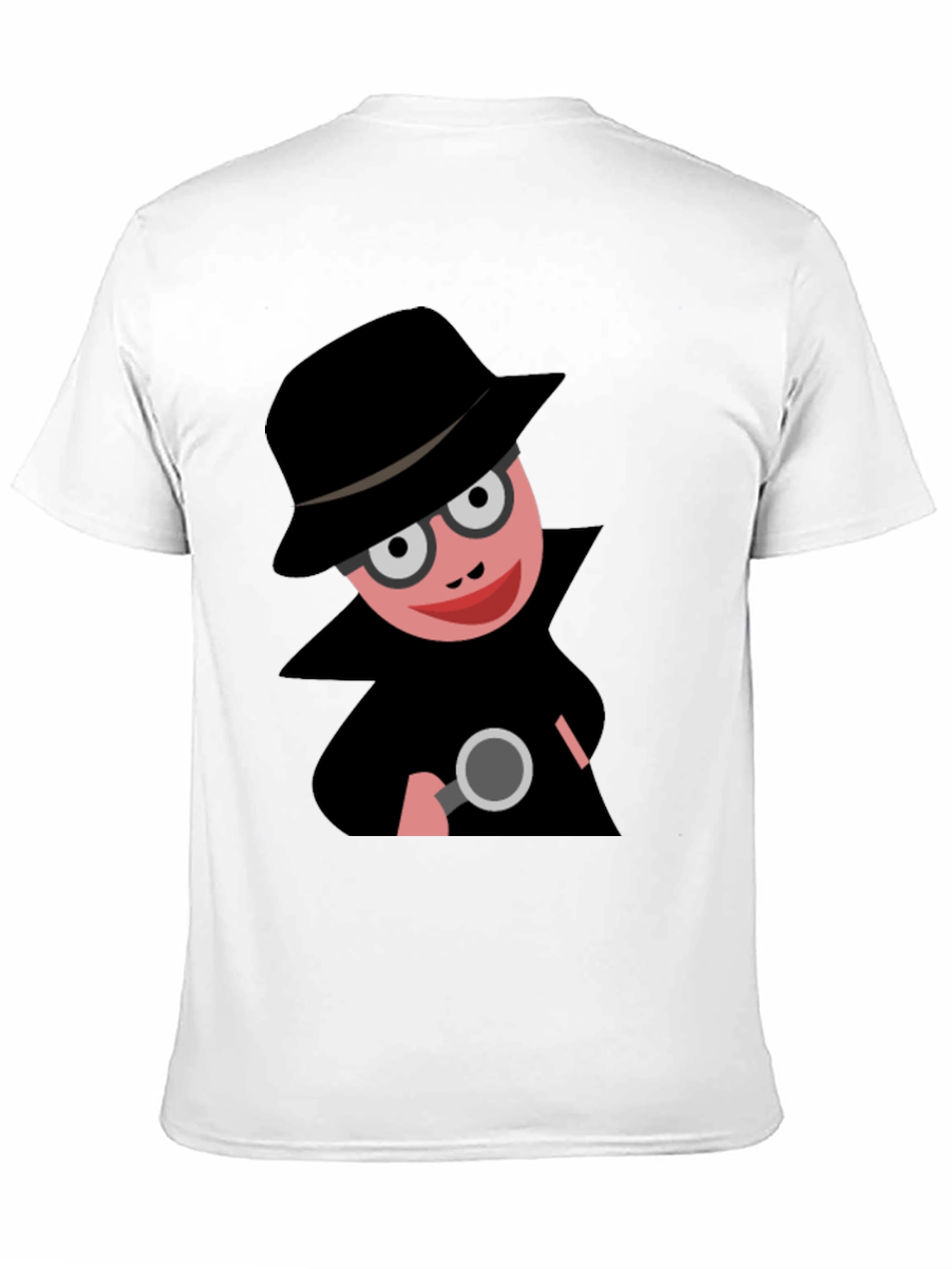 Cartoon Detective T-Shirt: Funny Spy Design