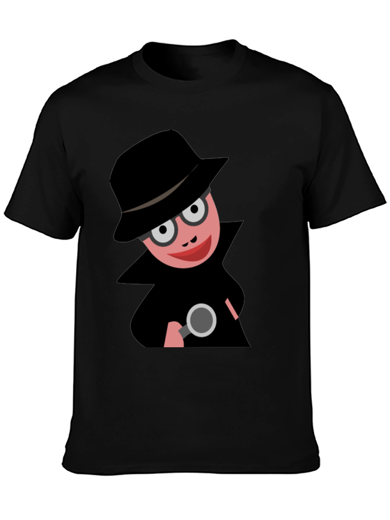 Cartoon Detective T-Shirt: Funny Spy Design