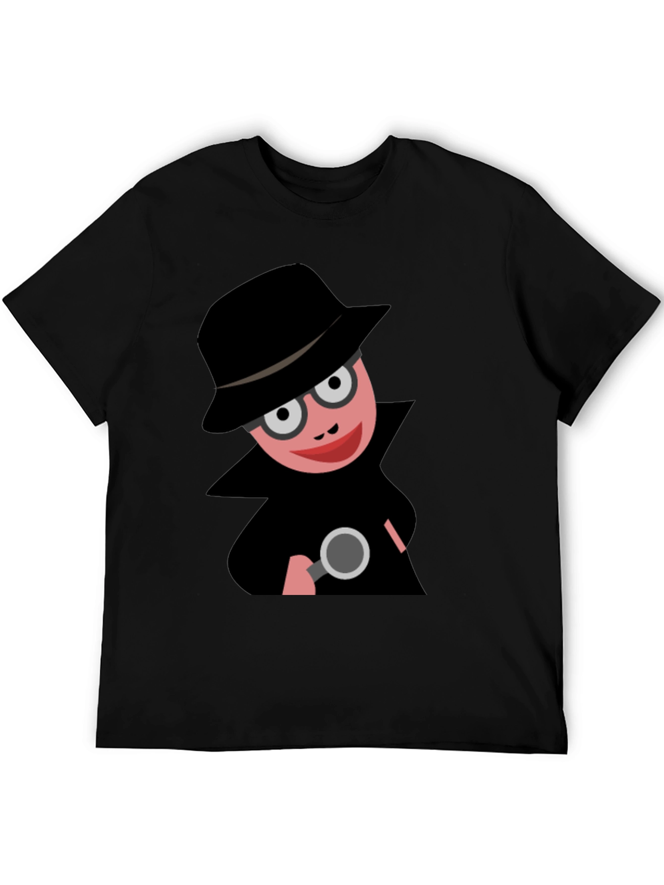 Cartoon Detective T-Shirt: Funny Spy Design