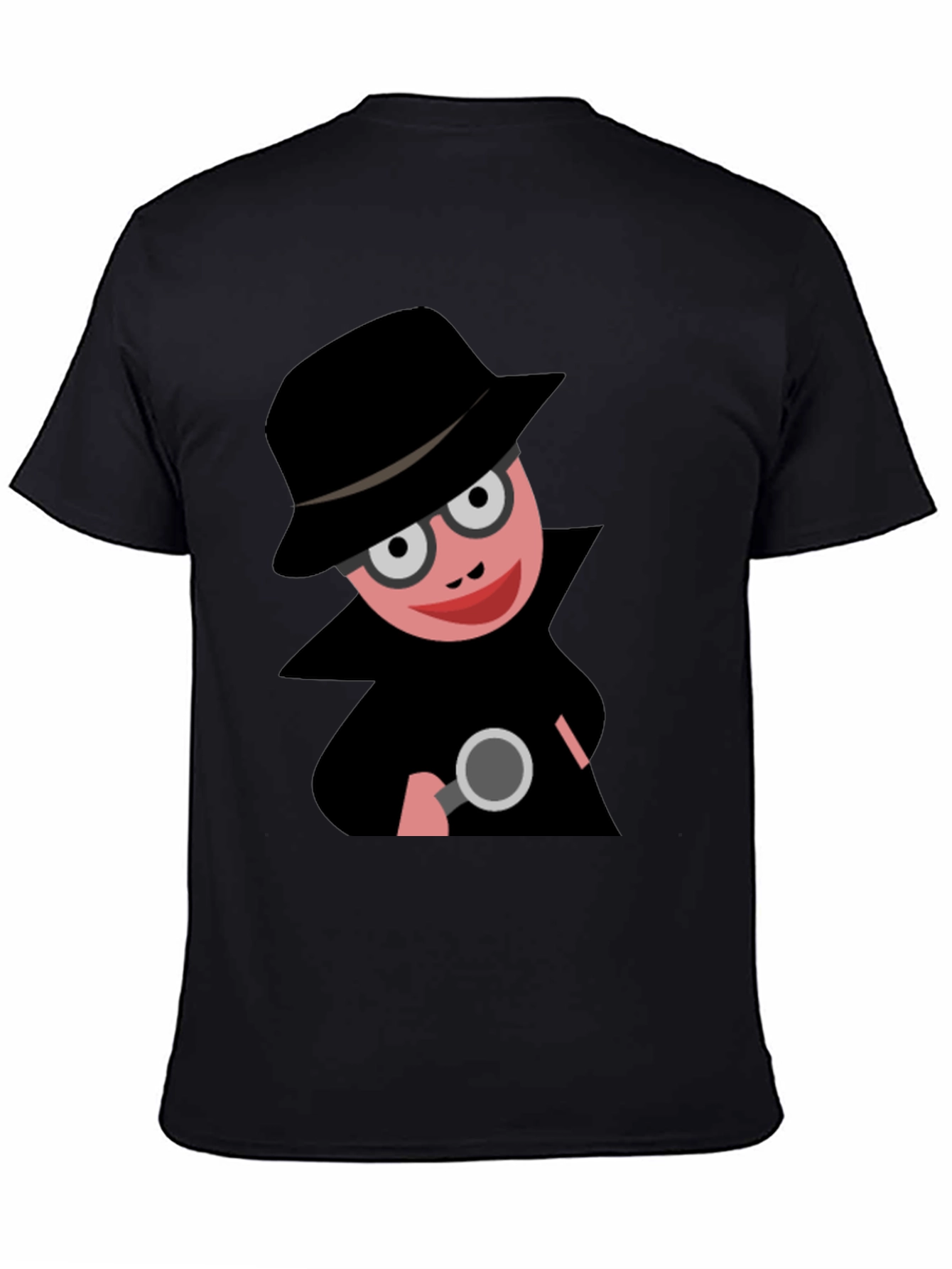 Cartoon Detective T-Shirt: Funny Spy Design