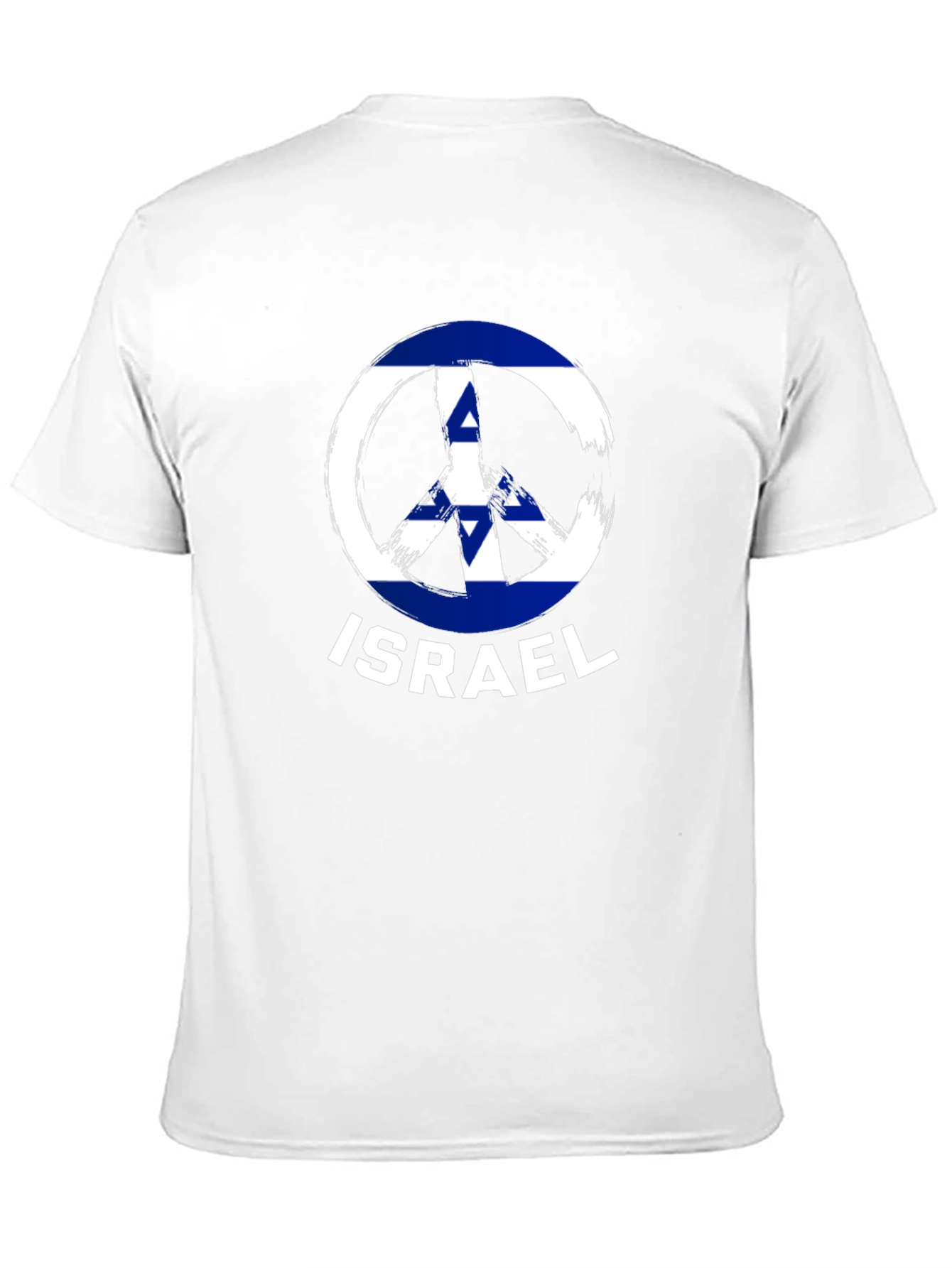 Israel Peace Sign T-Shirt Black