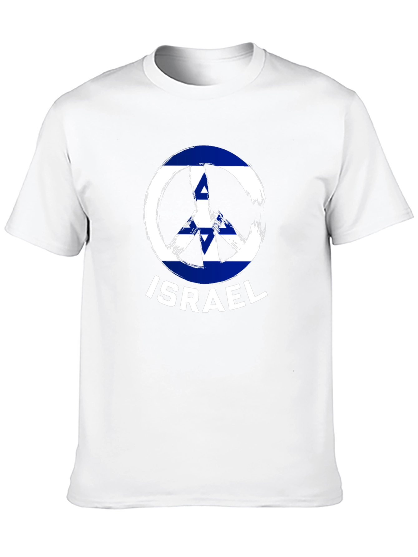 Israel Peace Sign T-Shirt Black