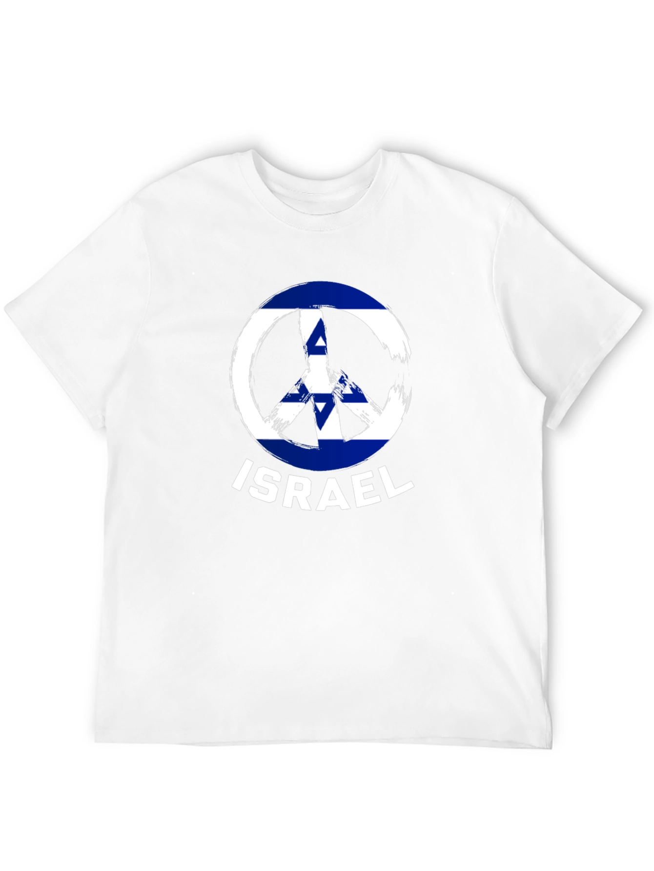 Israel Peace Sign T-Shirt Black
