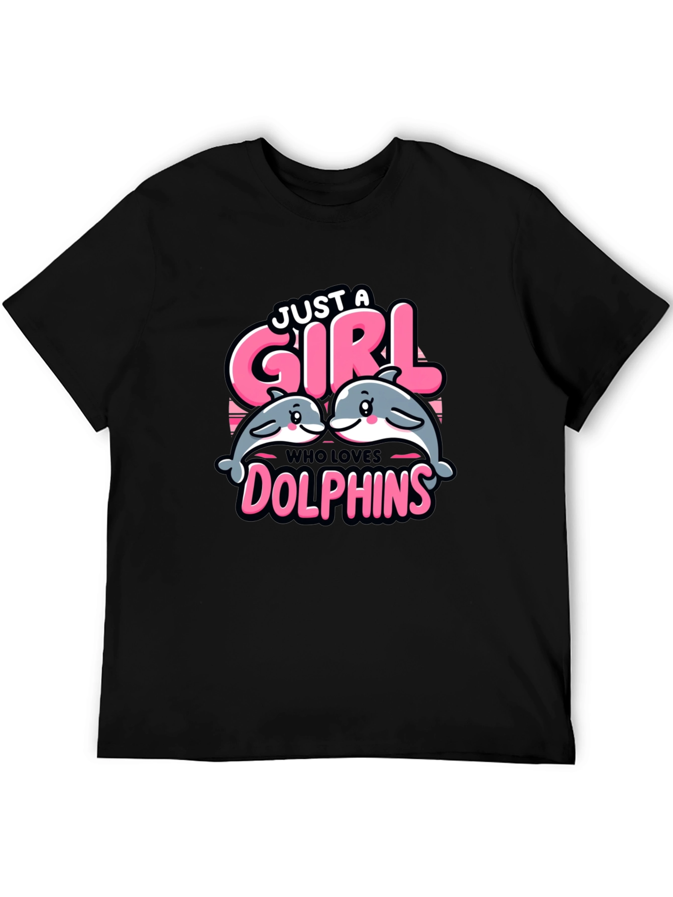 Just A Girl Who Loves Dolphins T-Shirt