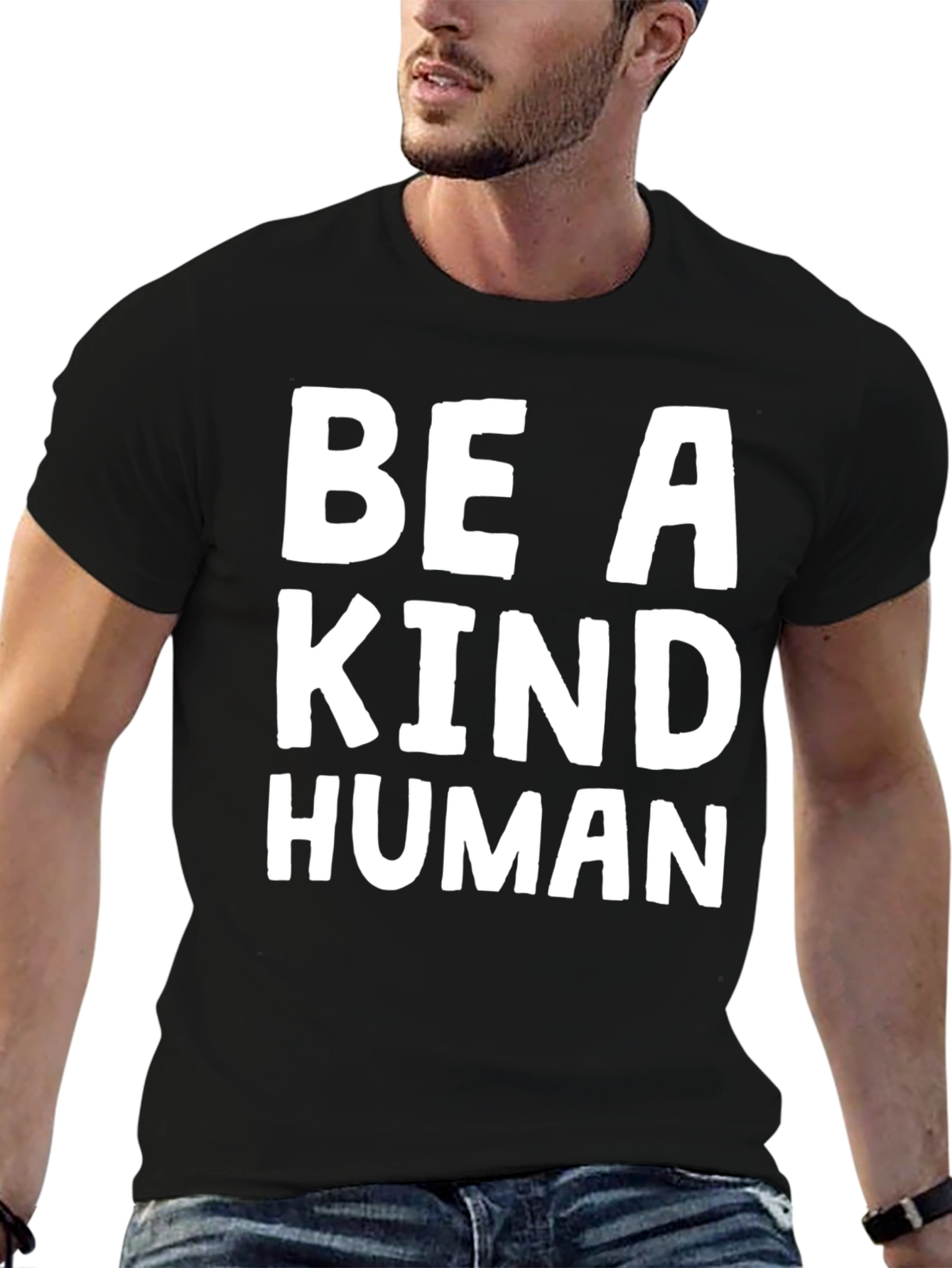 Be a Kind Human Black T-Shirt