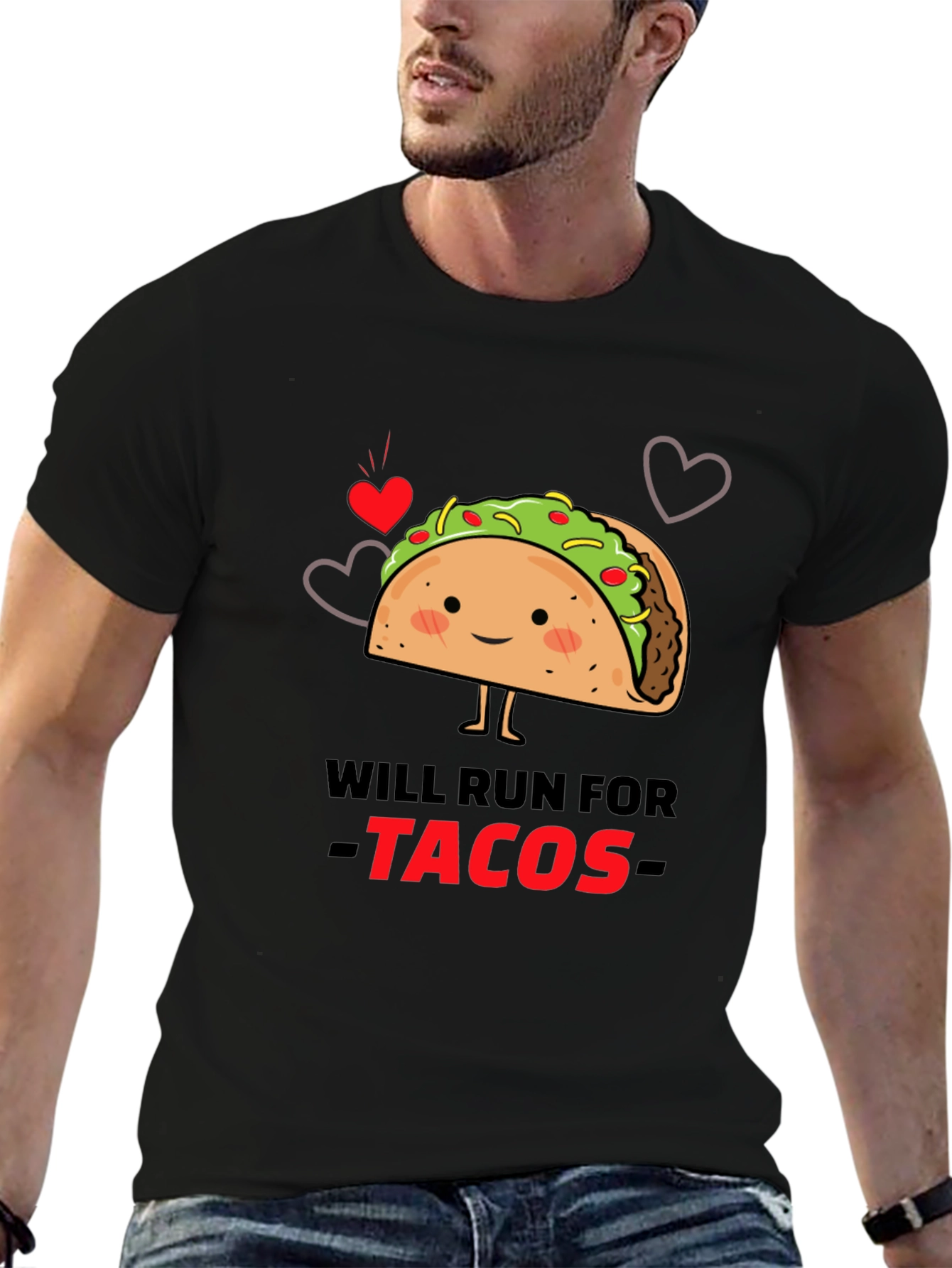 Will Run For Tacos Graphic Tee