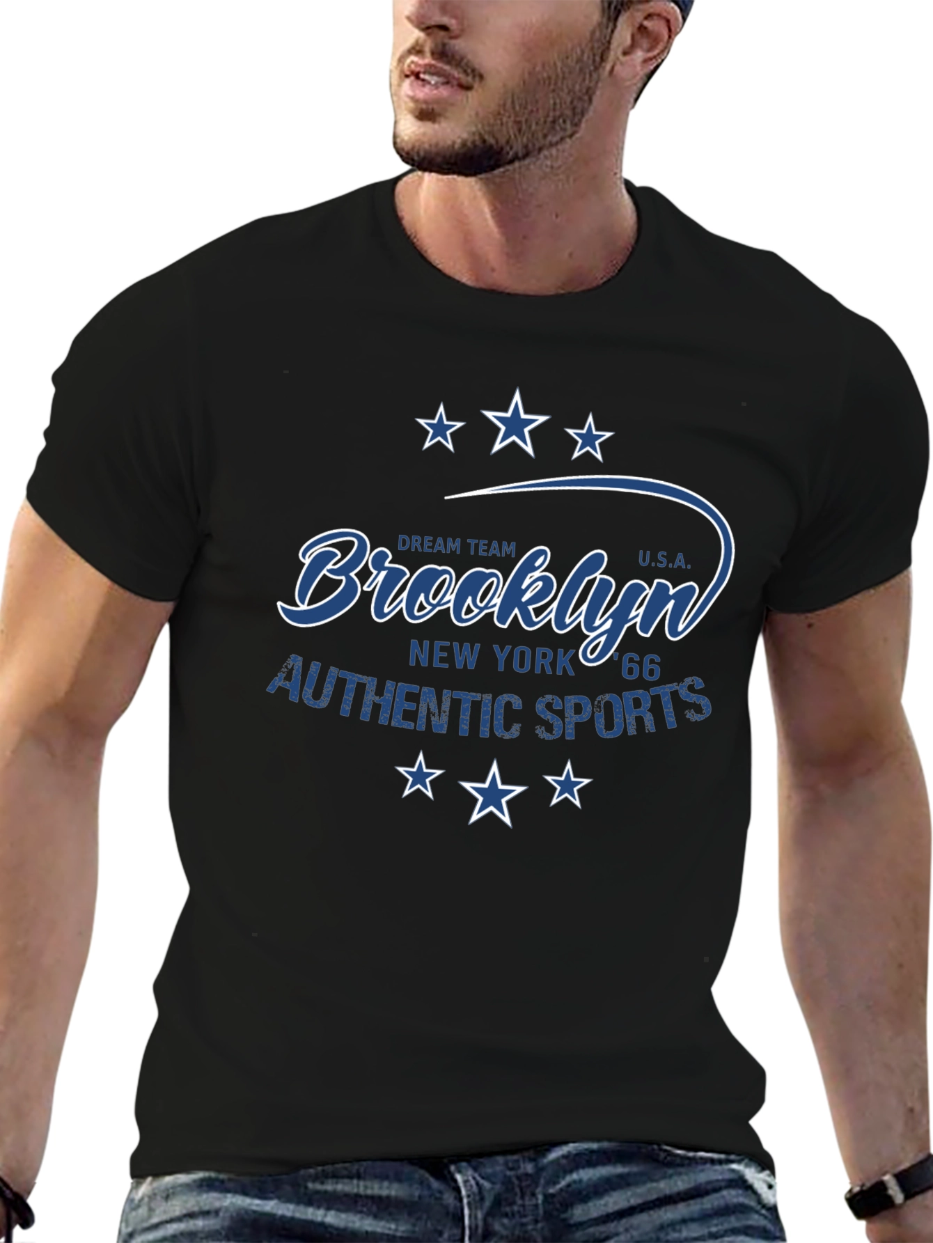 Brooklyn Authentic Sports Graphic T-Shirt