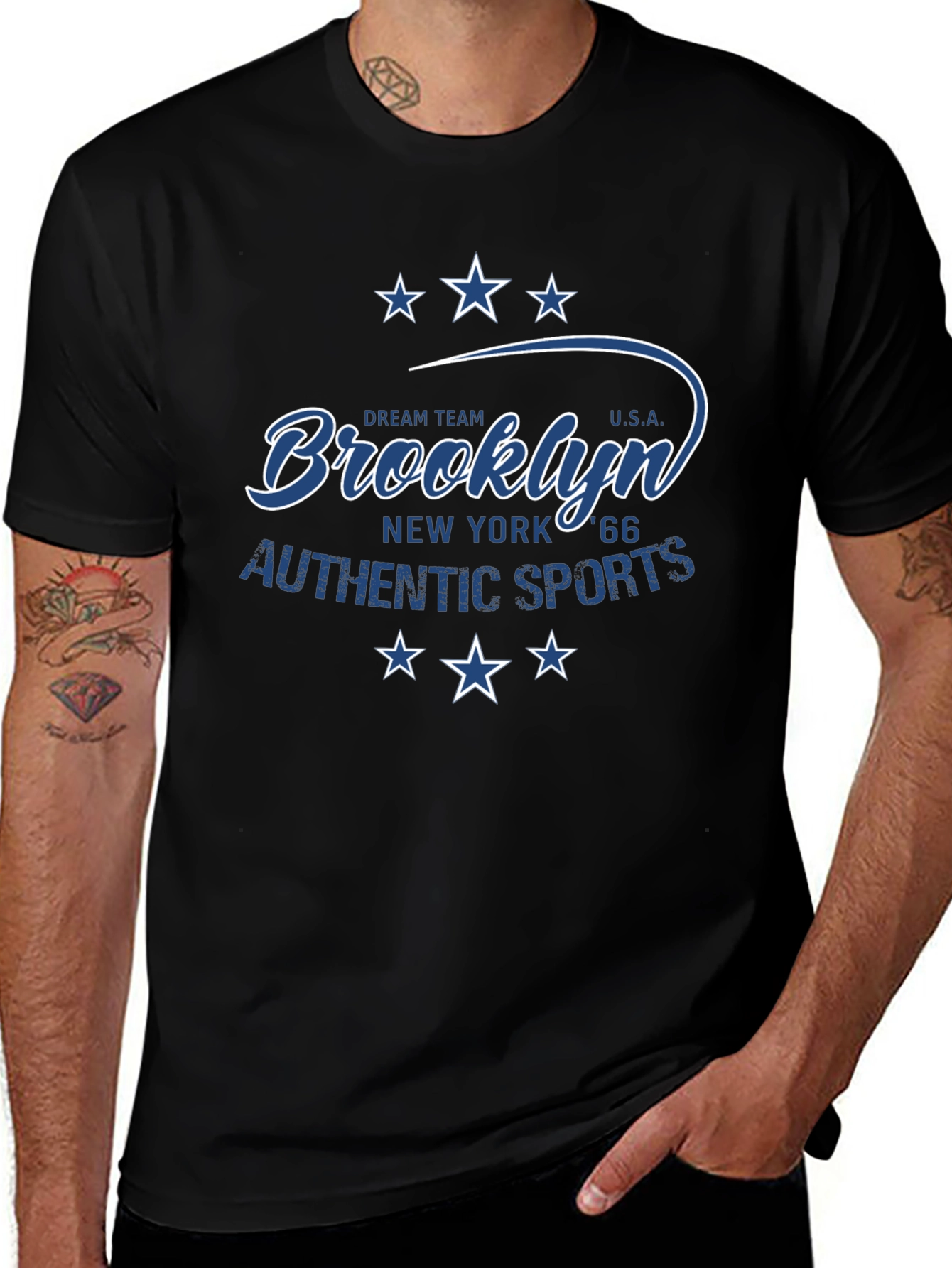 Brooklyn Authentic Sports Graphic T-Shirt