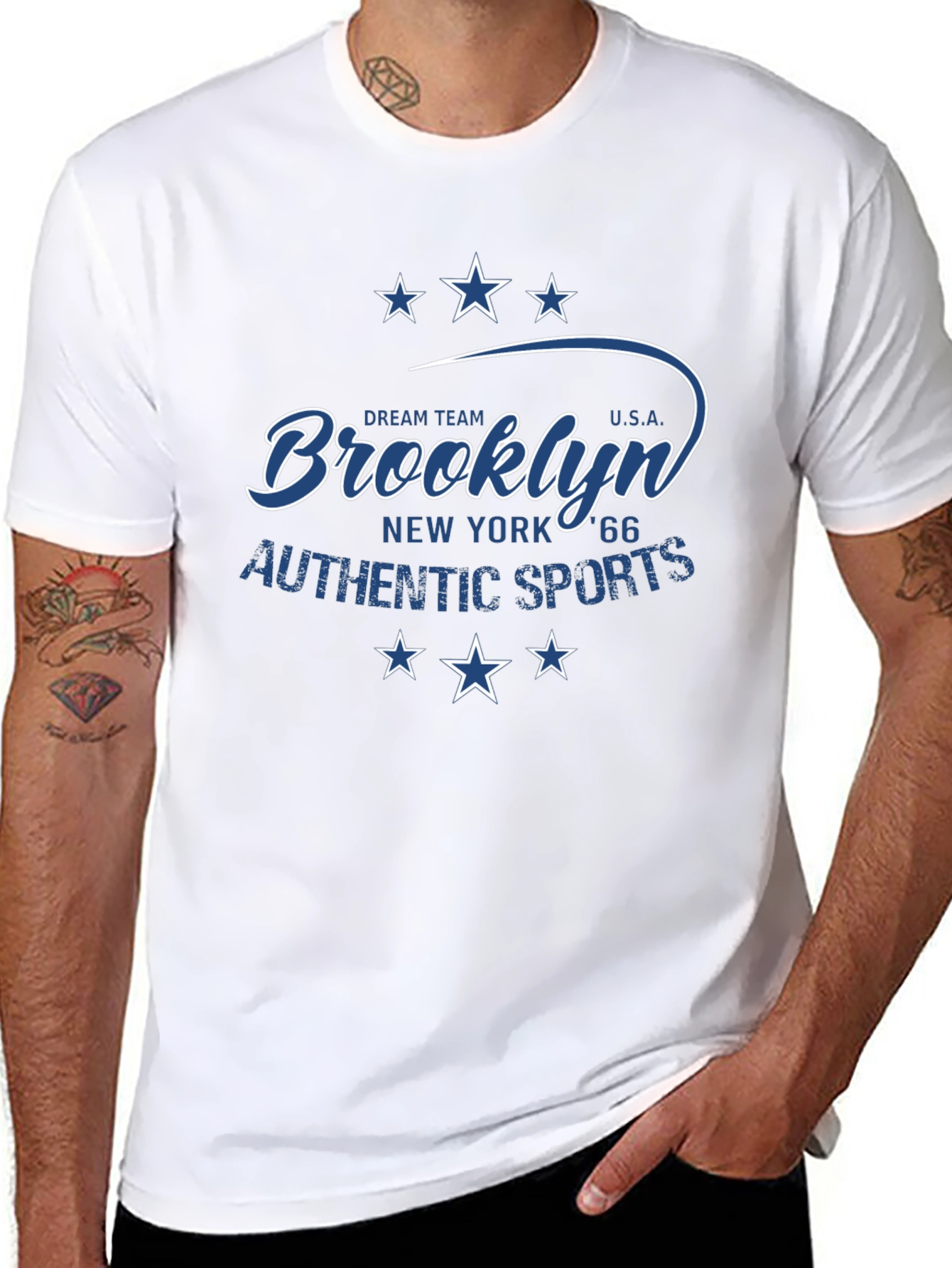 Brooklyn Authentic Sports Graphic T-Shirt