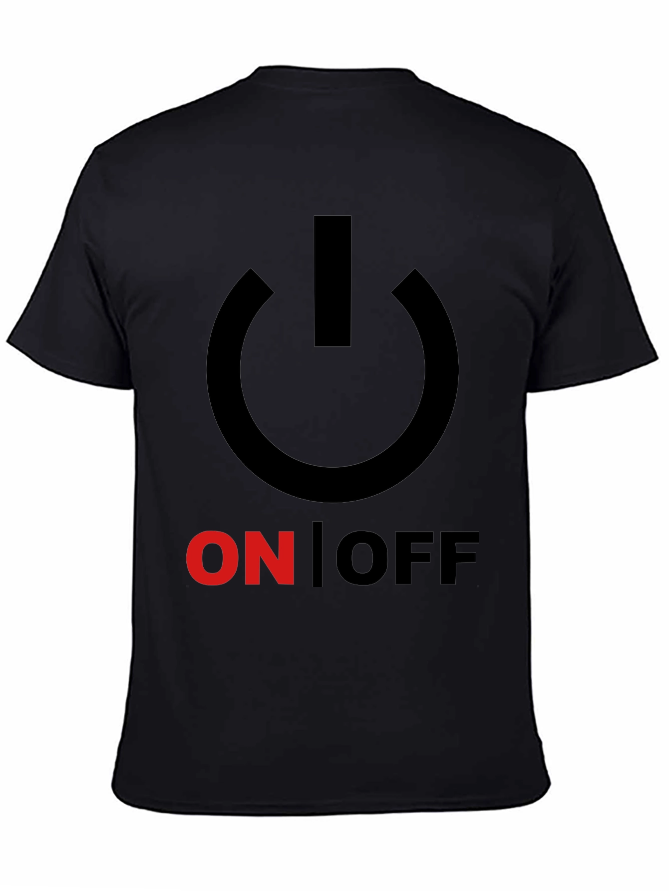 On/Off Graphic Print Crew Neck T-Shirt