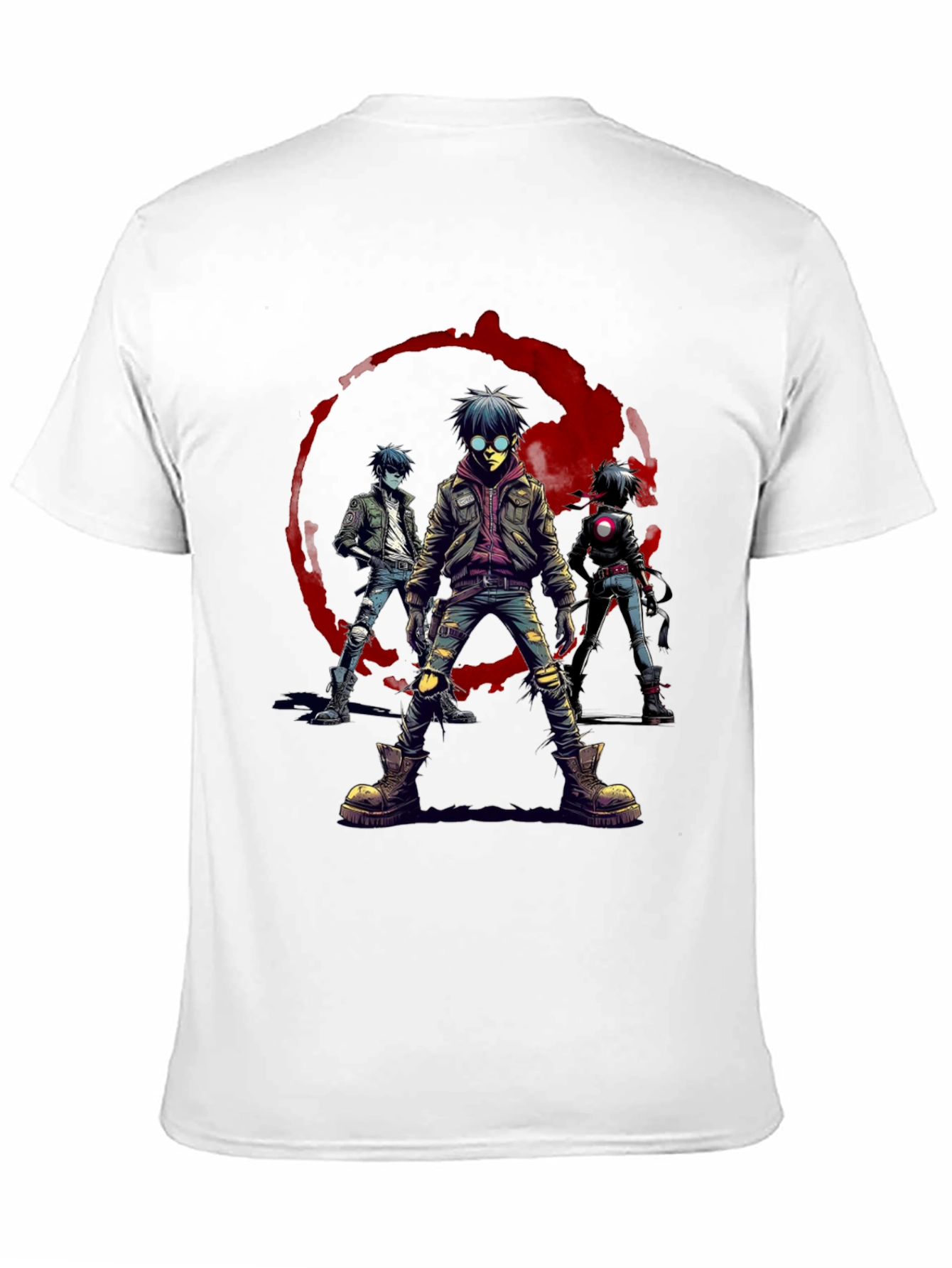 Gorillaz Band Graphic T-Shirt - Black Cotton Tee