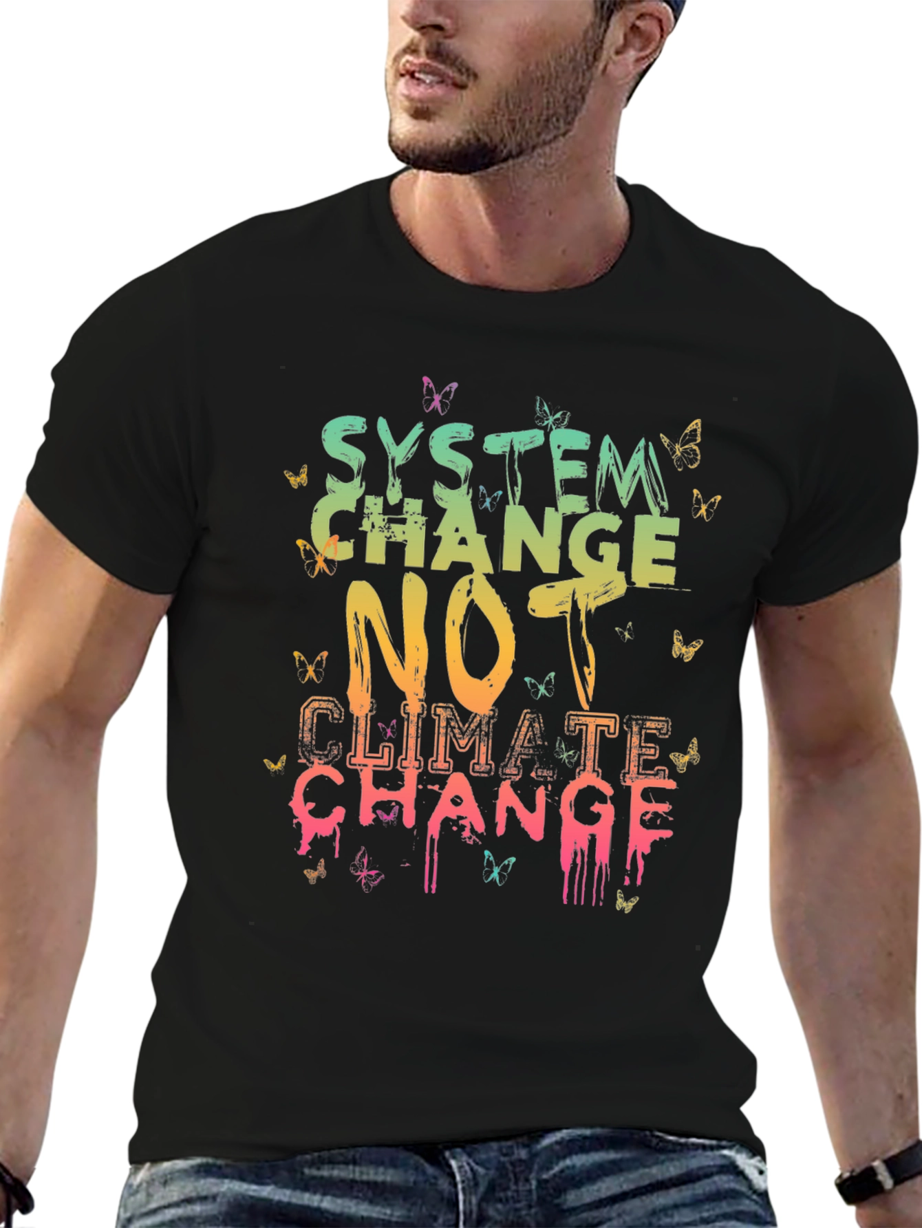 System Change Tee - Climate Activism Shirt