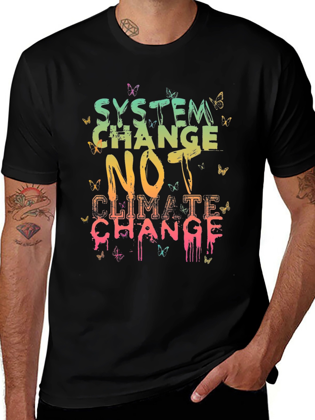 System Change Tee - Climate Activism Shirt