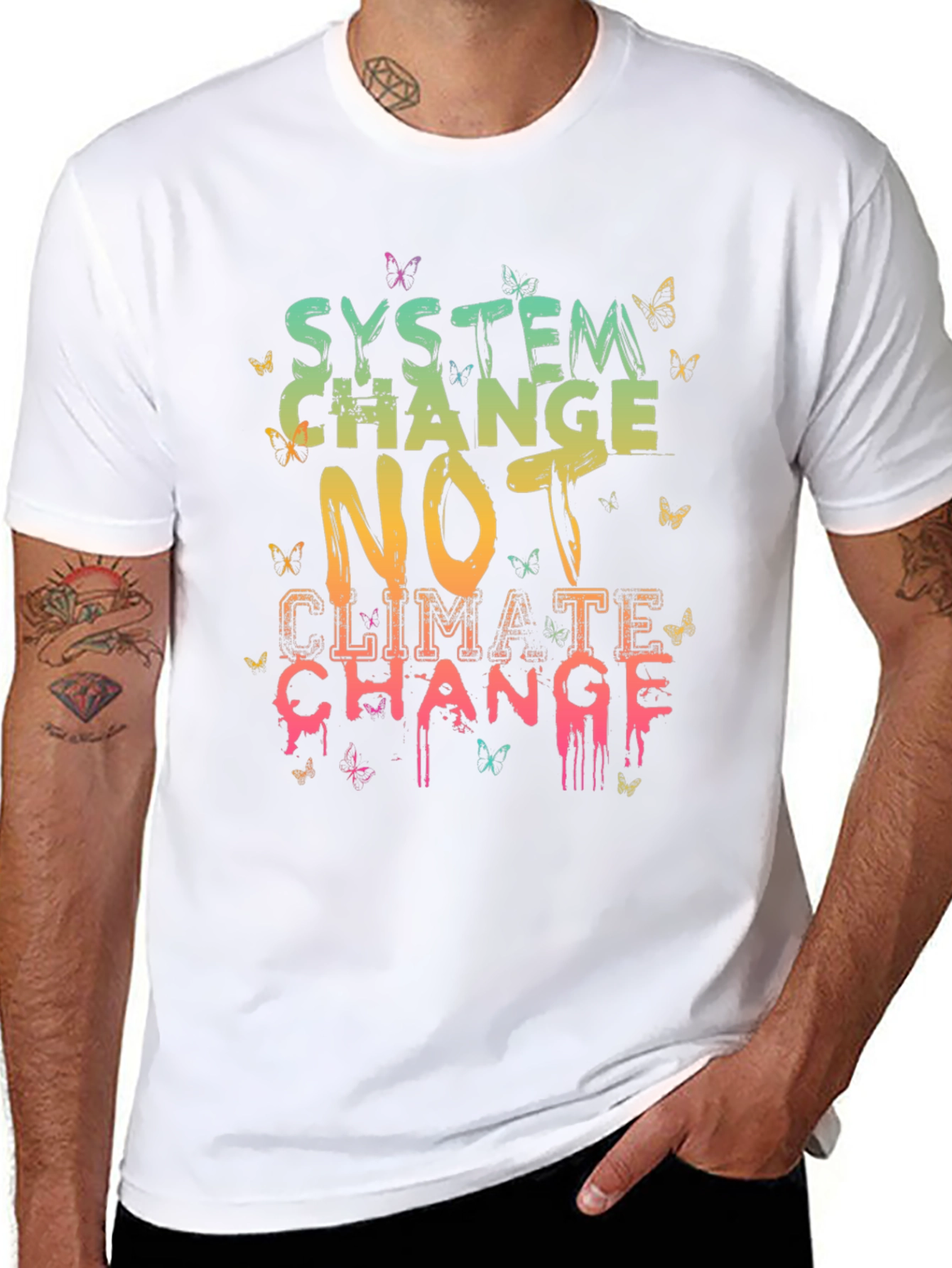 System Change Tee - Climate Activism Shirt