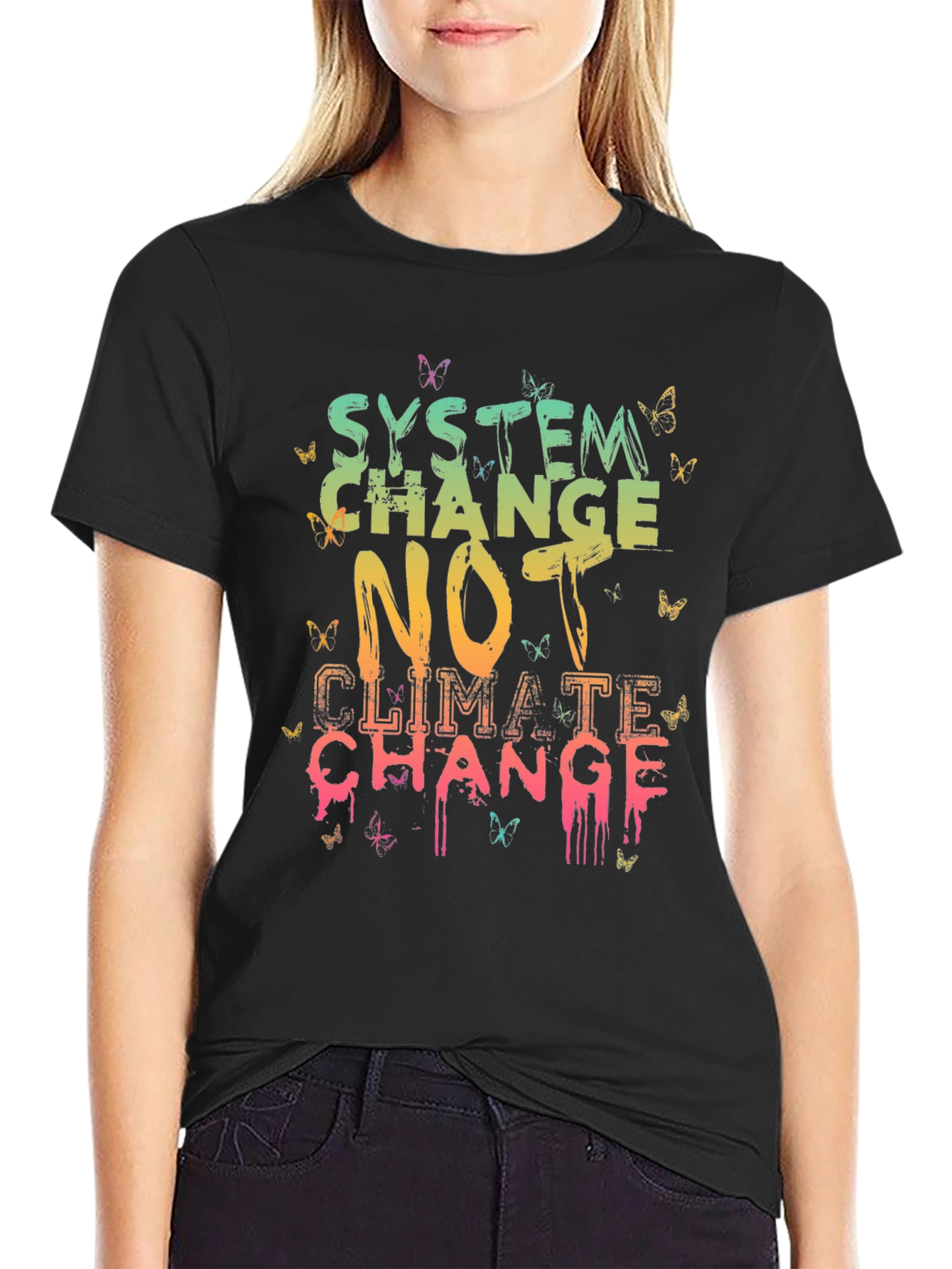 System Change Tee - Climate Activism Shirt