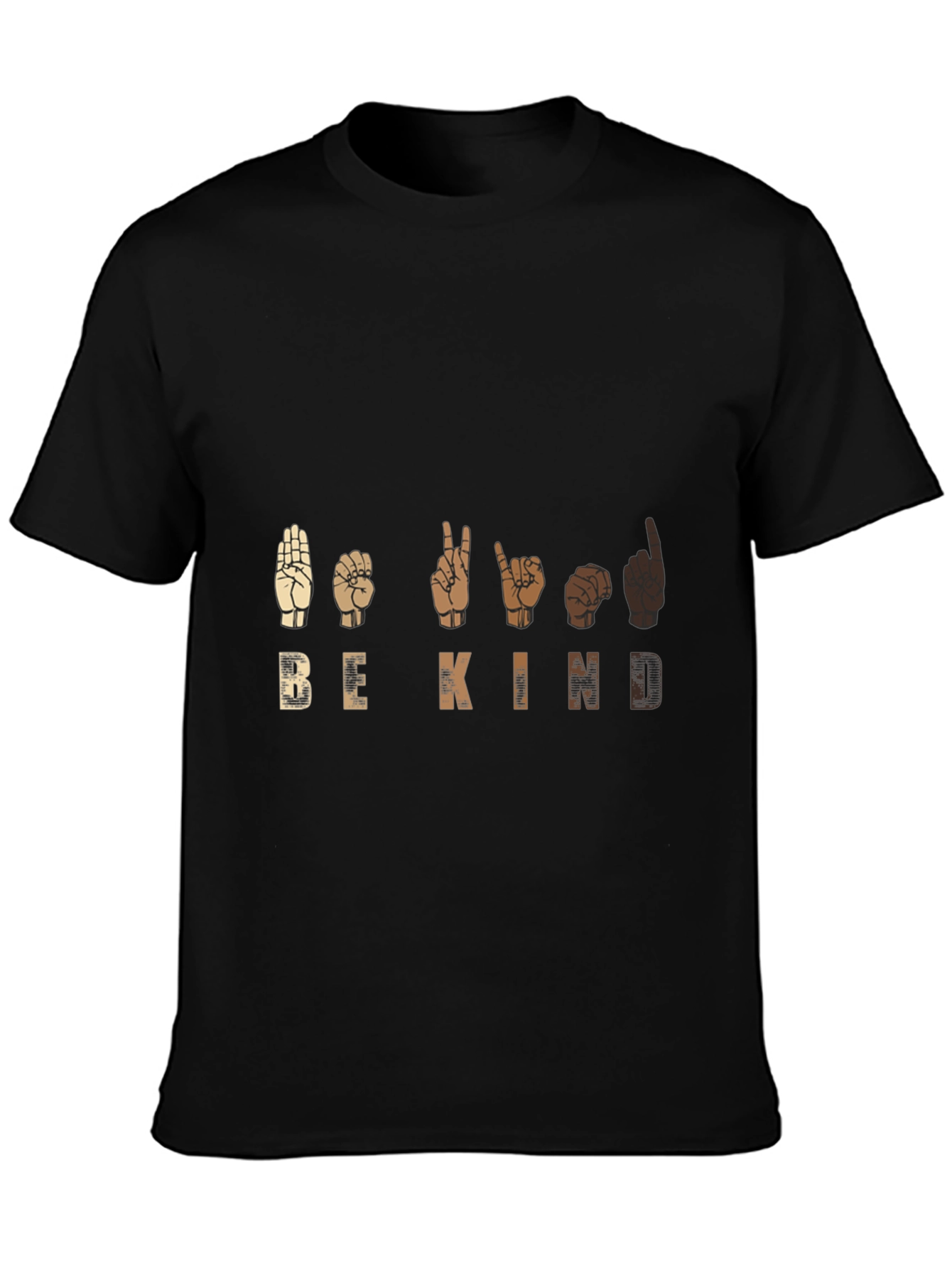 Be Kind T-Shirt - ASL Sign Language Design