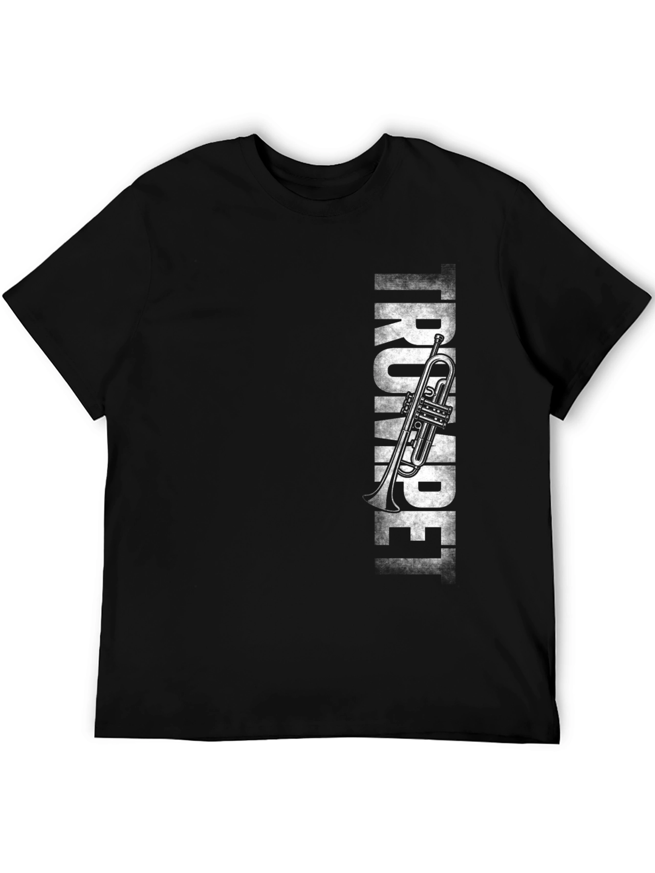 Trumpet Instrument Graphic Print Tee