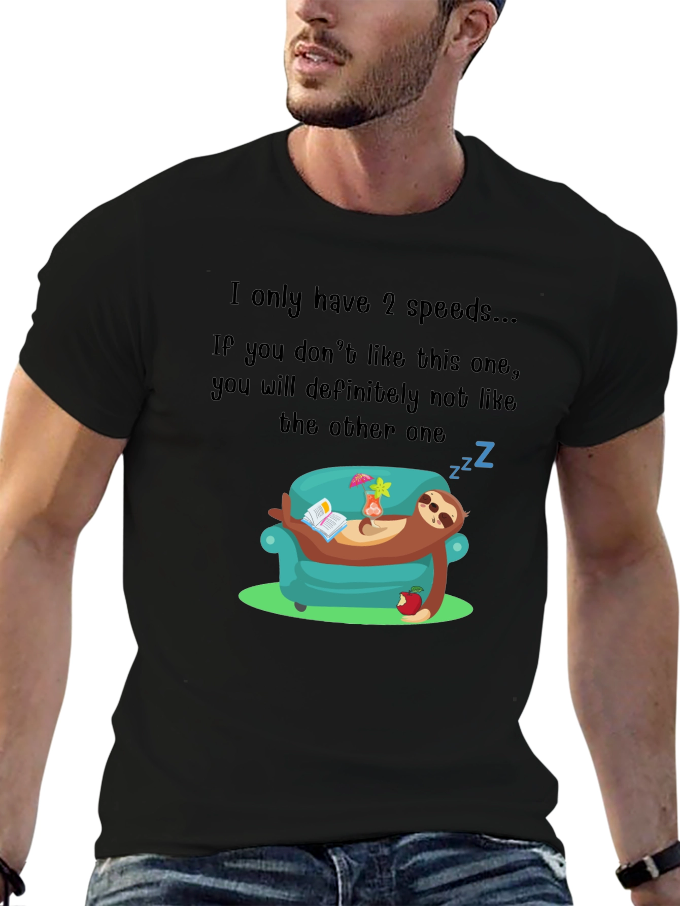 Funny Sloth 2 Speeds T-Shirt
