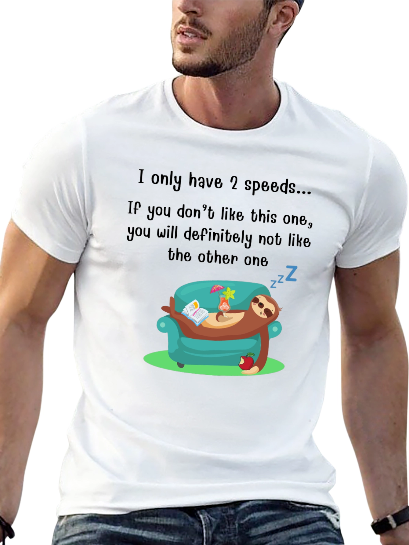 Funny Sloth 2 Speeds T-Shirt