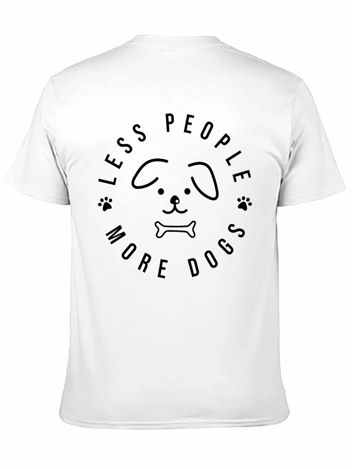 Less People More Dogs Graphic Tee