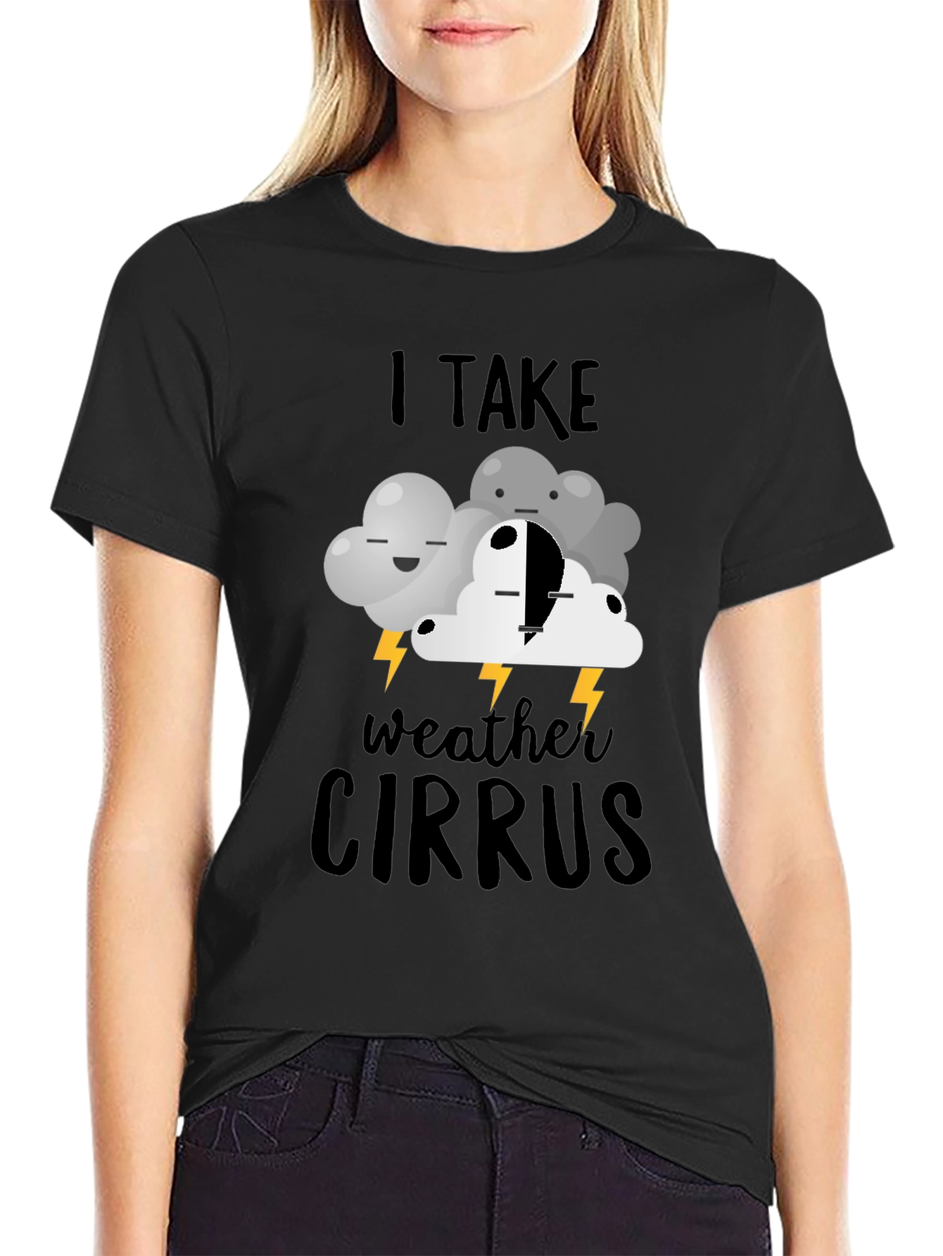 I Take Weather Cirrus T-Shirt | Funny Cloud Design