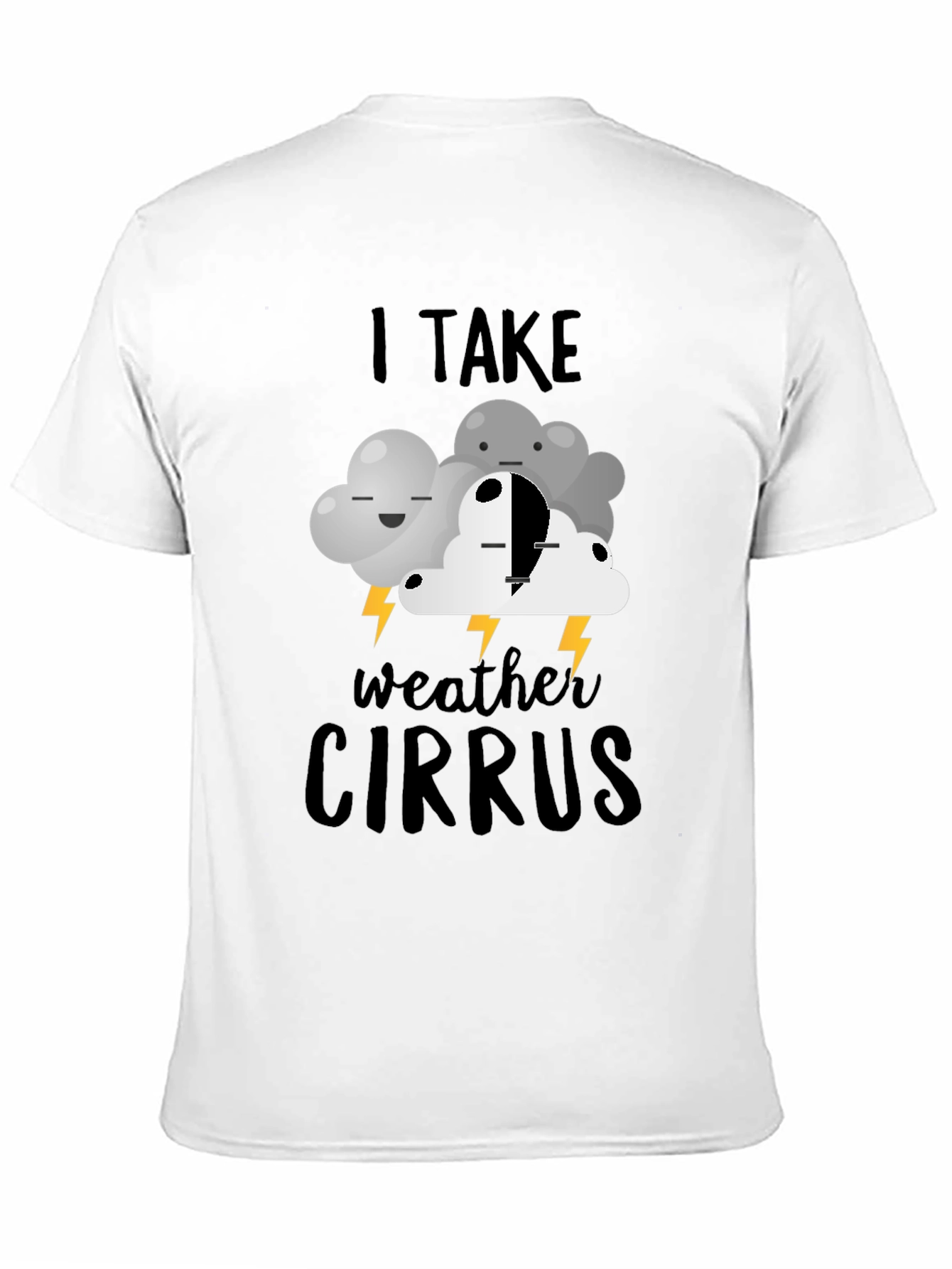 I Take Weather Cirrus T-Shirt | Funny Cloud Design