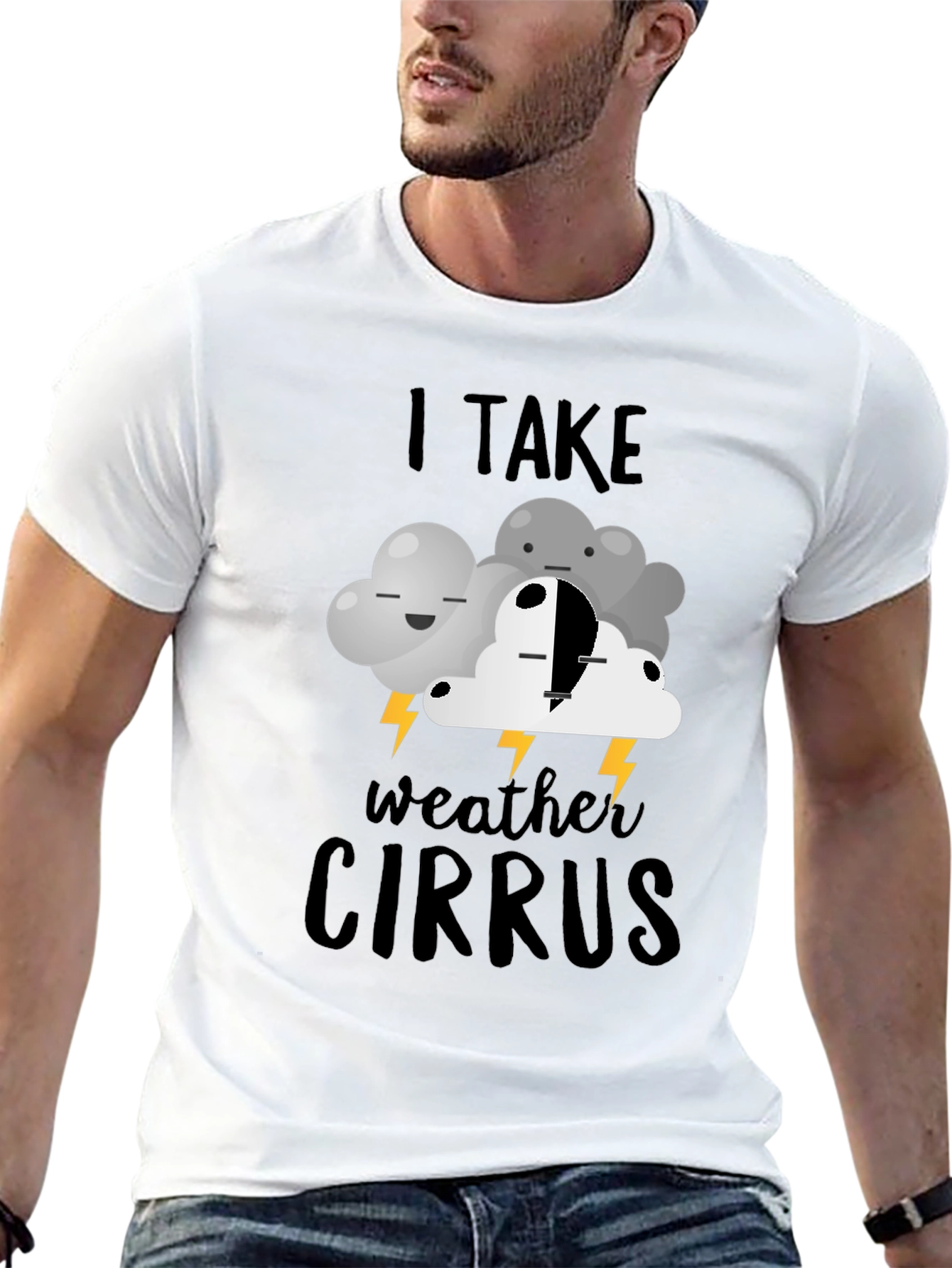 I Take Weather Cirrus T-Shirt | Funny Cloud Design