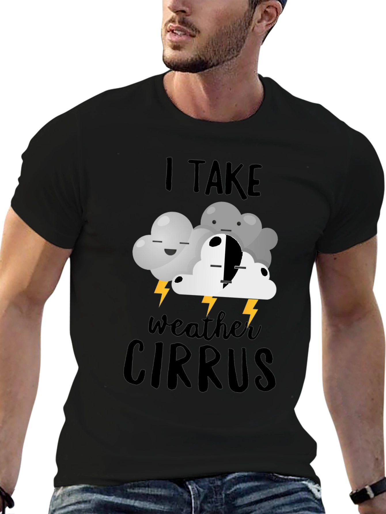 I Take Weather Cirrus T-Shirt | Funny Cloud Design