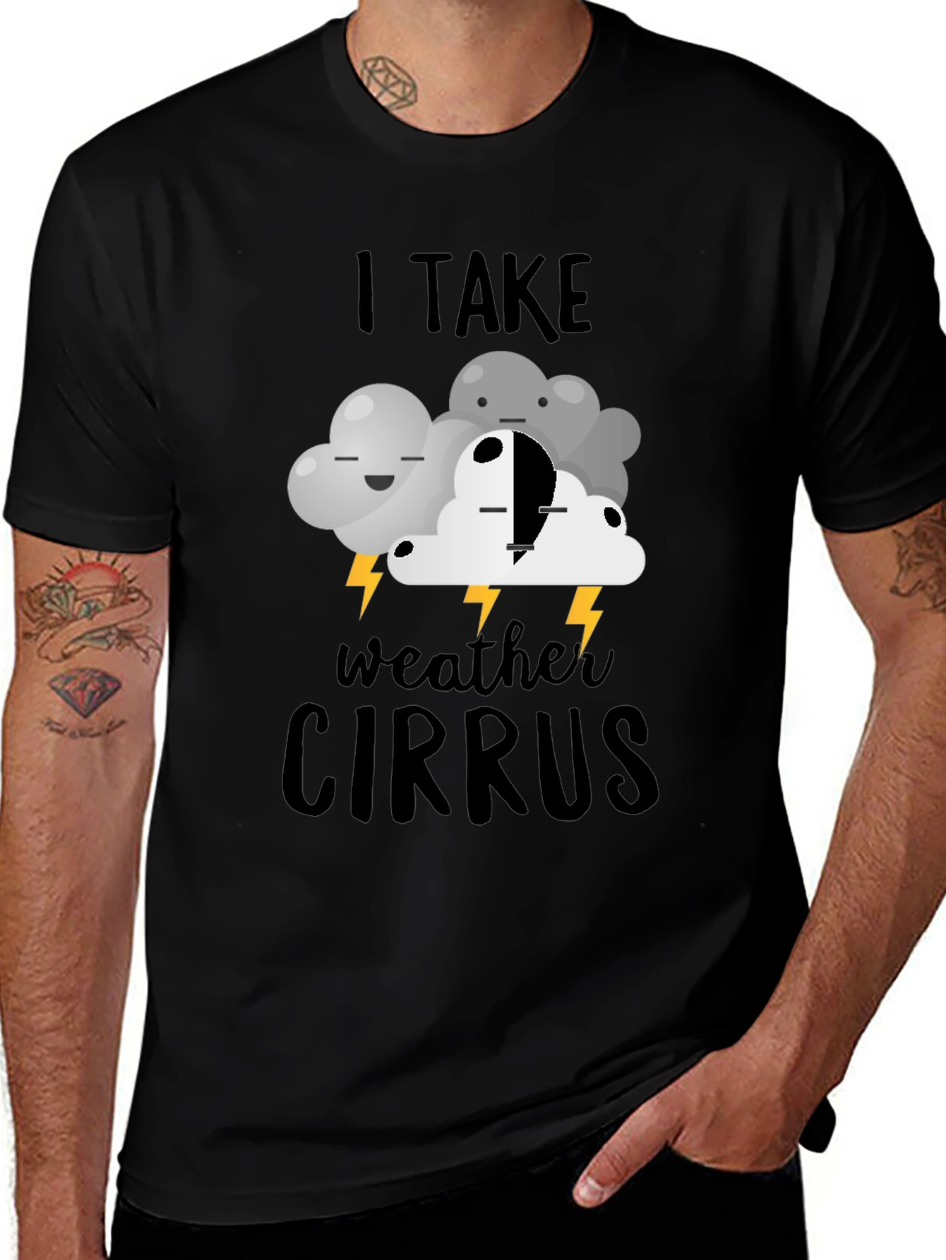 I Take Weather Cirrus T-Shirt | Funny Cloud Design