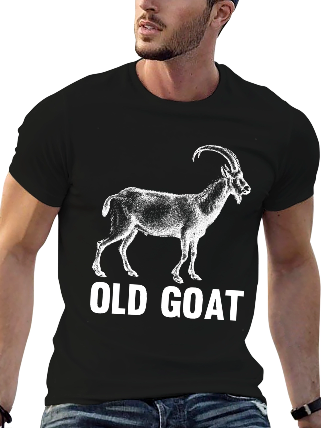 Old Goat T-Shirt - Unique Animal Graphic Tee