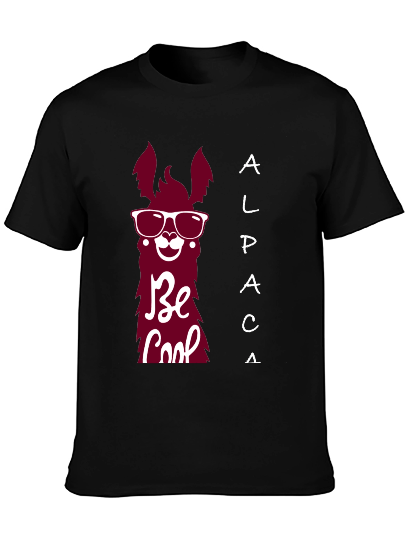 Cool Alpaca T-Shirt - Be Cool Graphic Tee