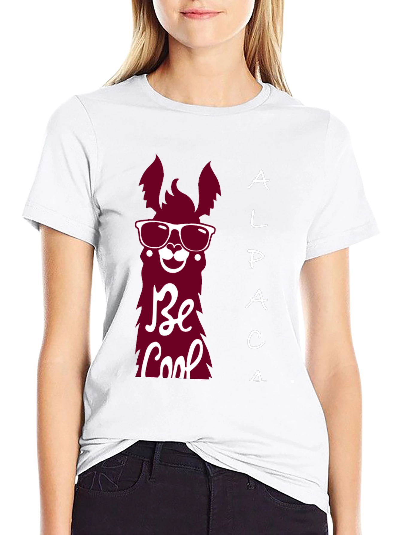 Cool Alpaca T-Shirt - Be Cool Graphic Tee