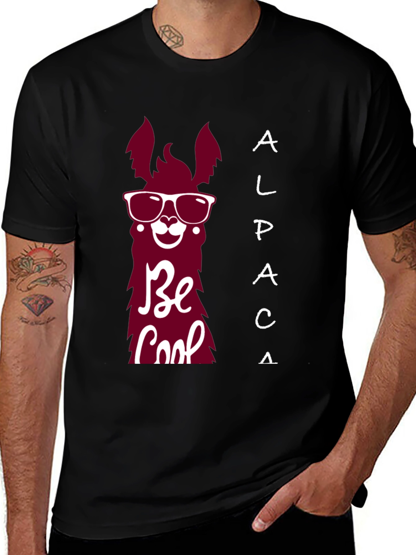 Cool Alpaca T-Shirt - Be Cool Graphic Tee
