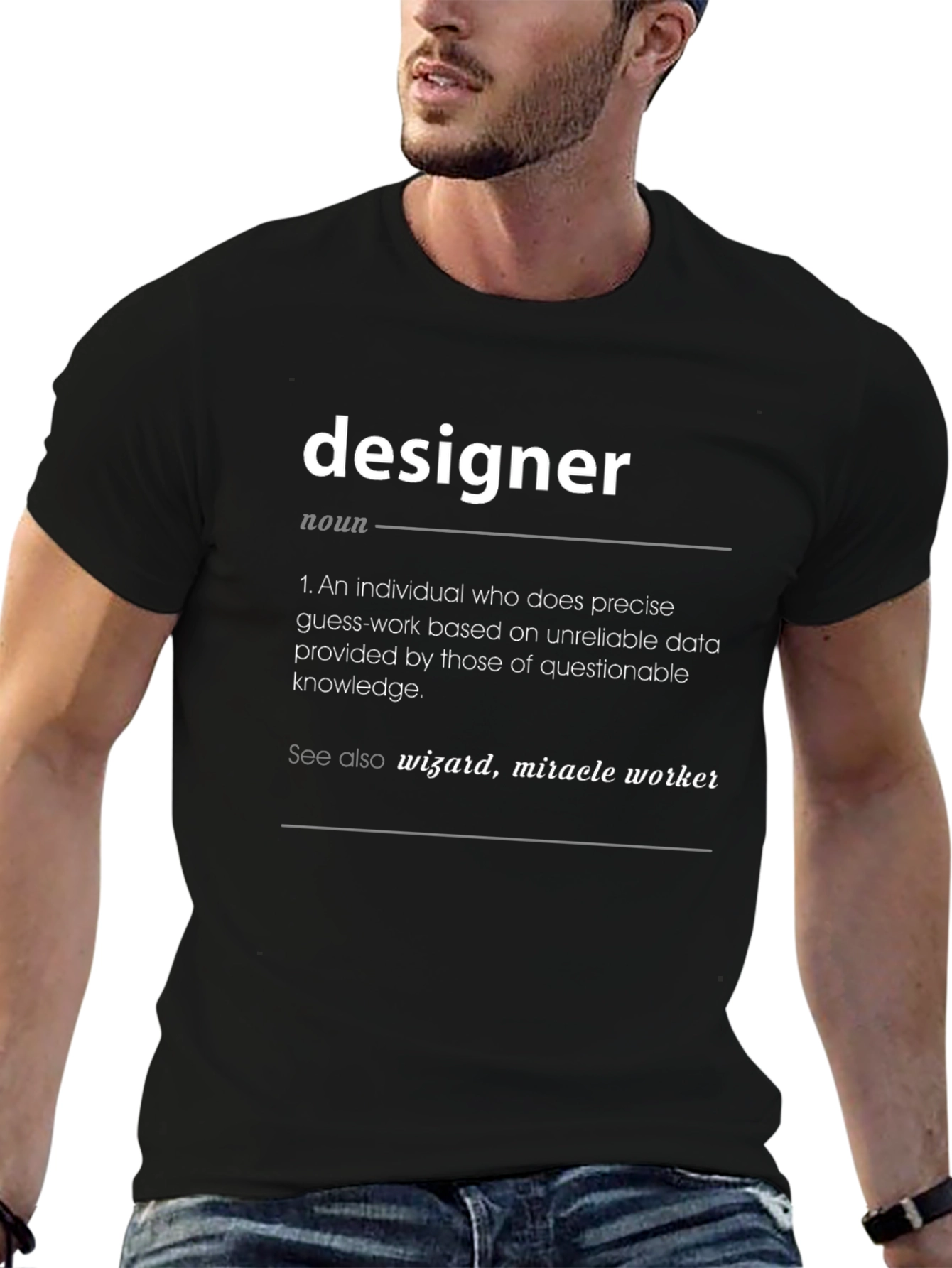 Designer Definition T-Shirt - Wizard Miracle Worker