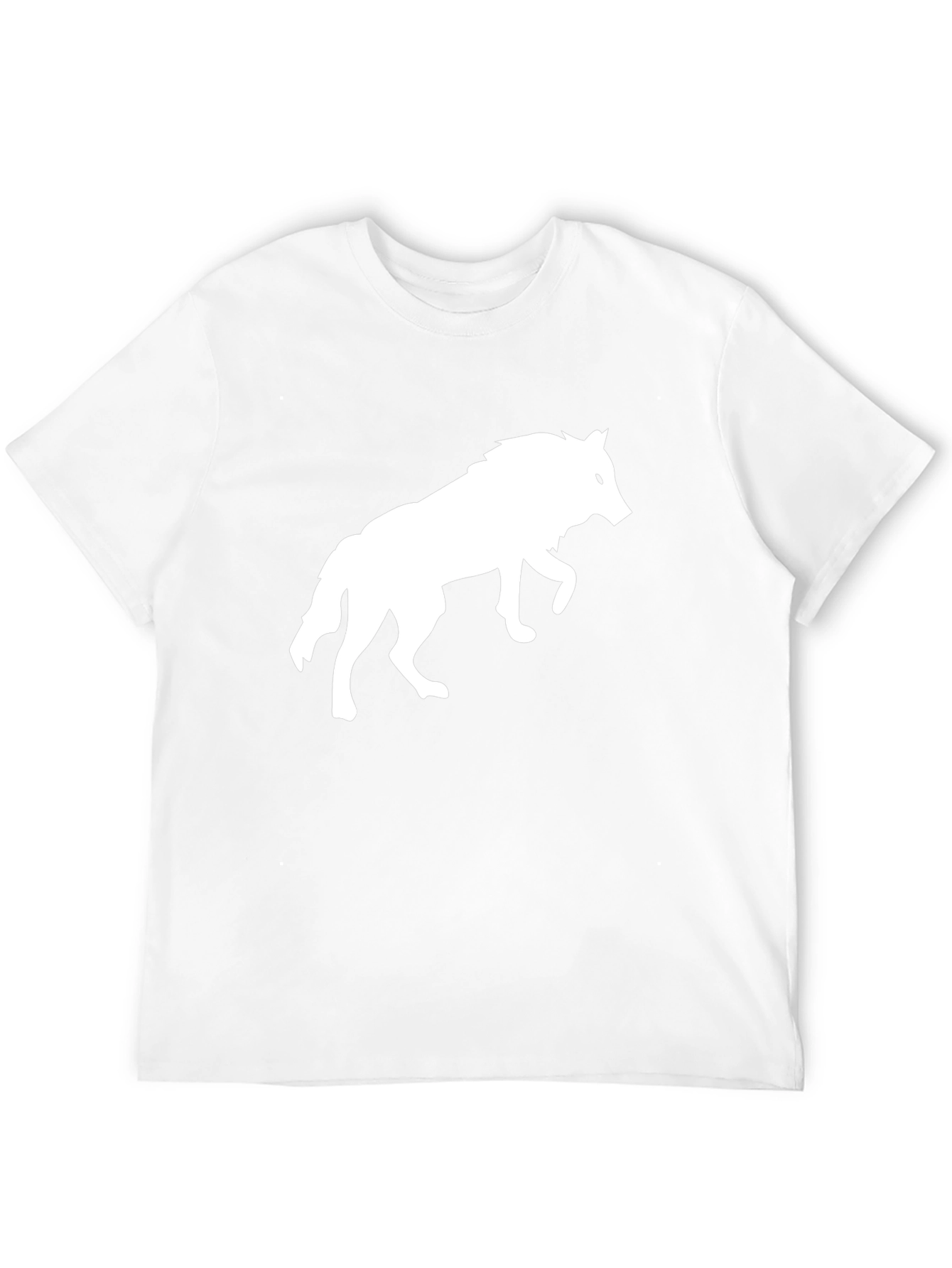 Wolf Graphic T-Shirt - Black Cotton Tee