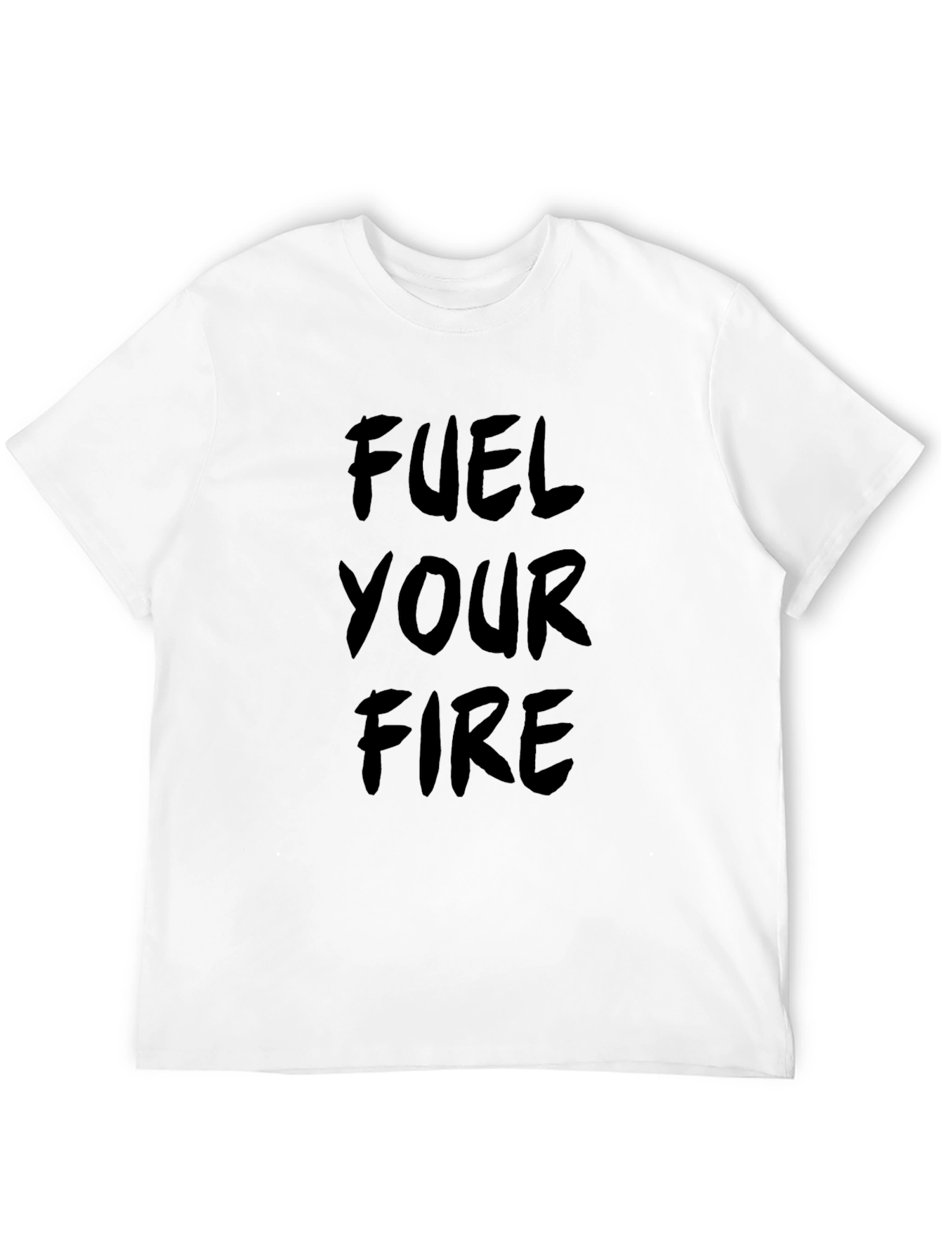Fuel Your Fire Graphic T-Shirt - Black Cotton Tee