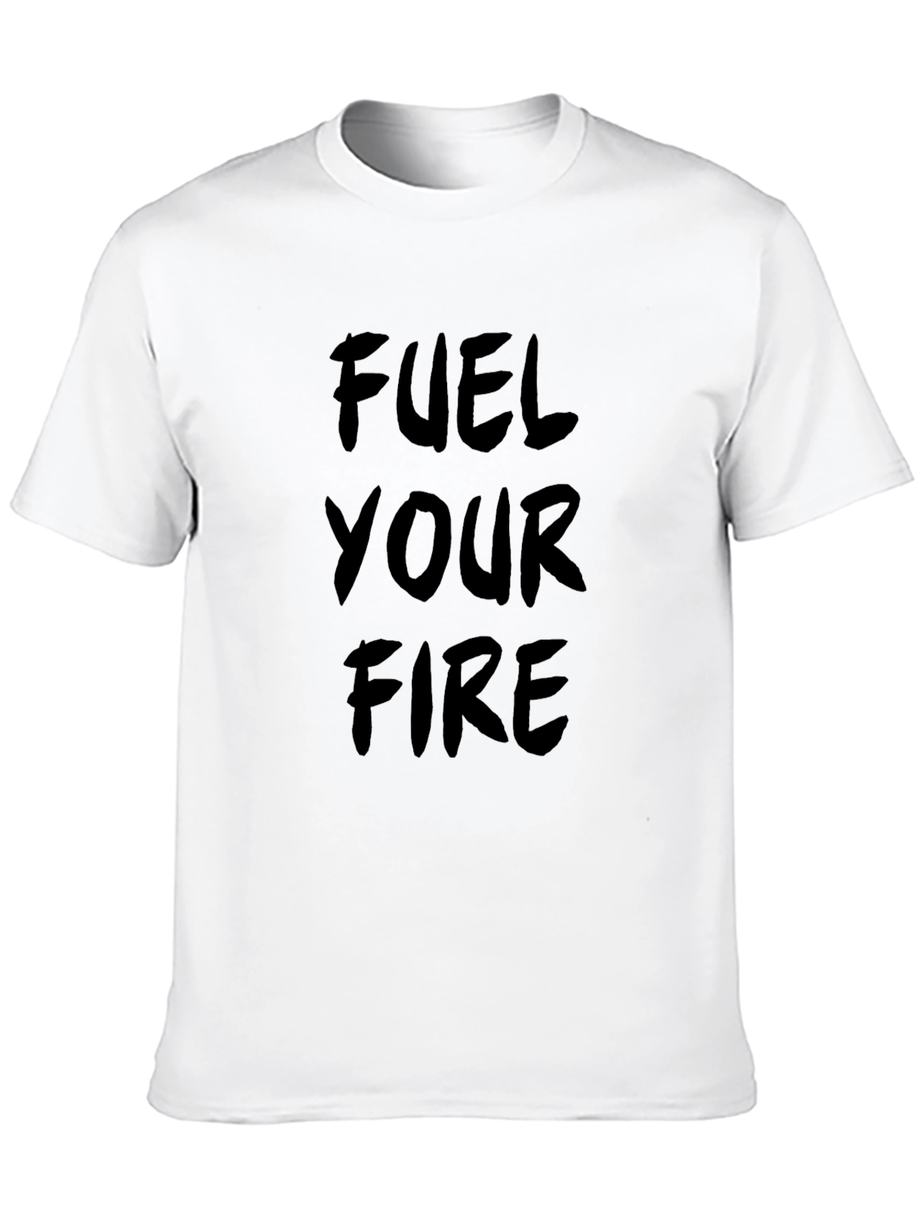 Fuel Your Fire Graphic T-Shirt - Black Cotton Tee