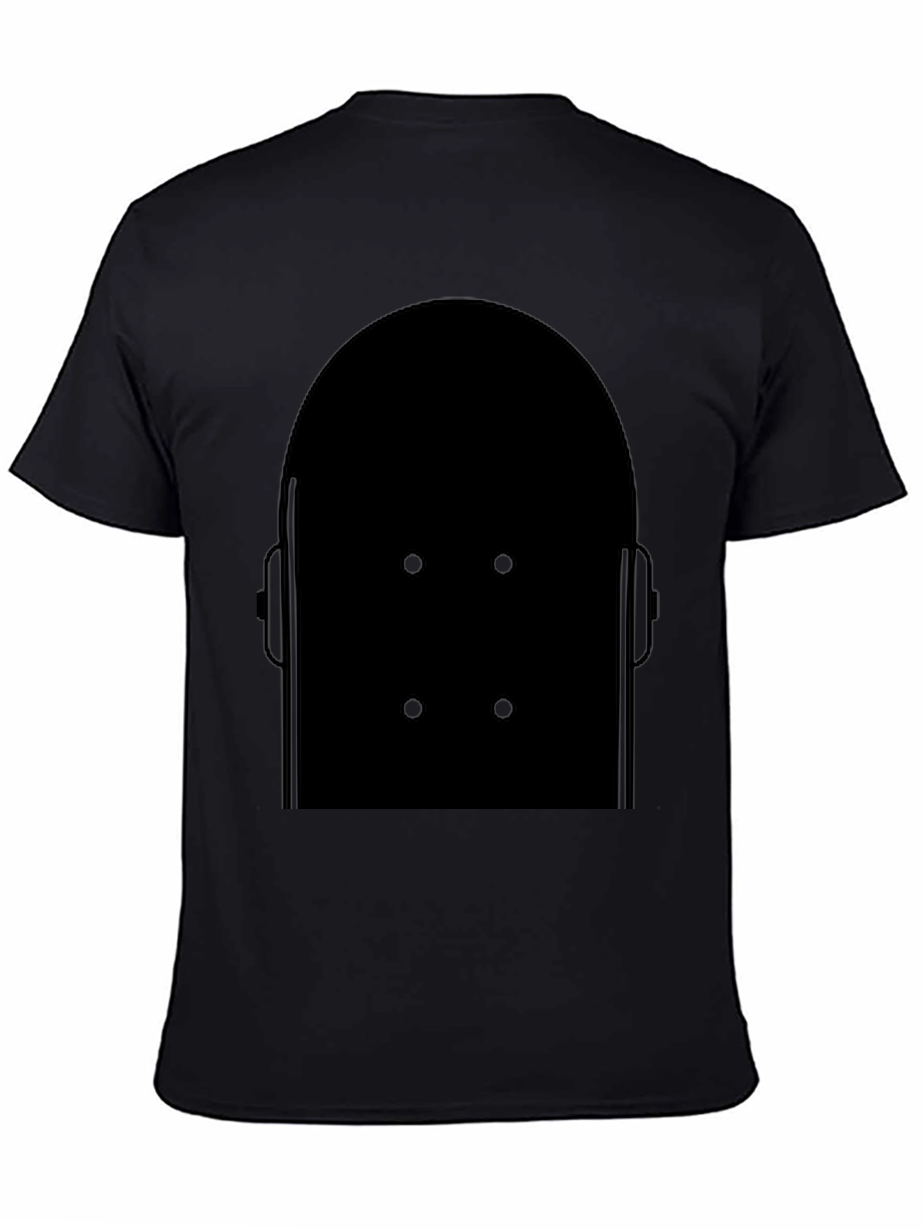 Abstract Black Graphic T-Shirt