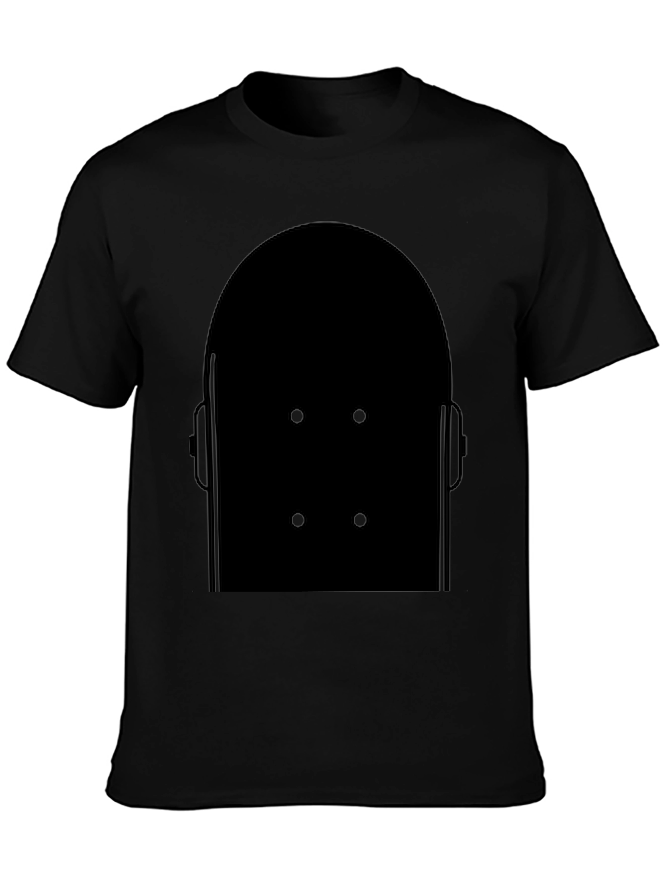 Abstract Black Graphic T-Shirt