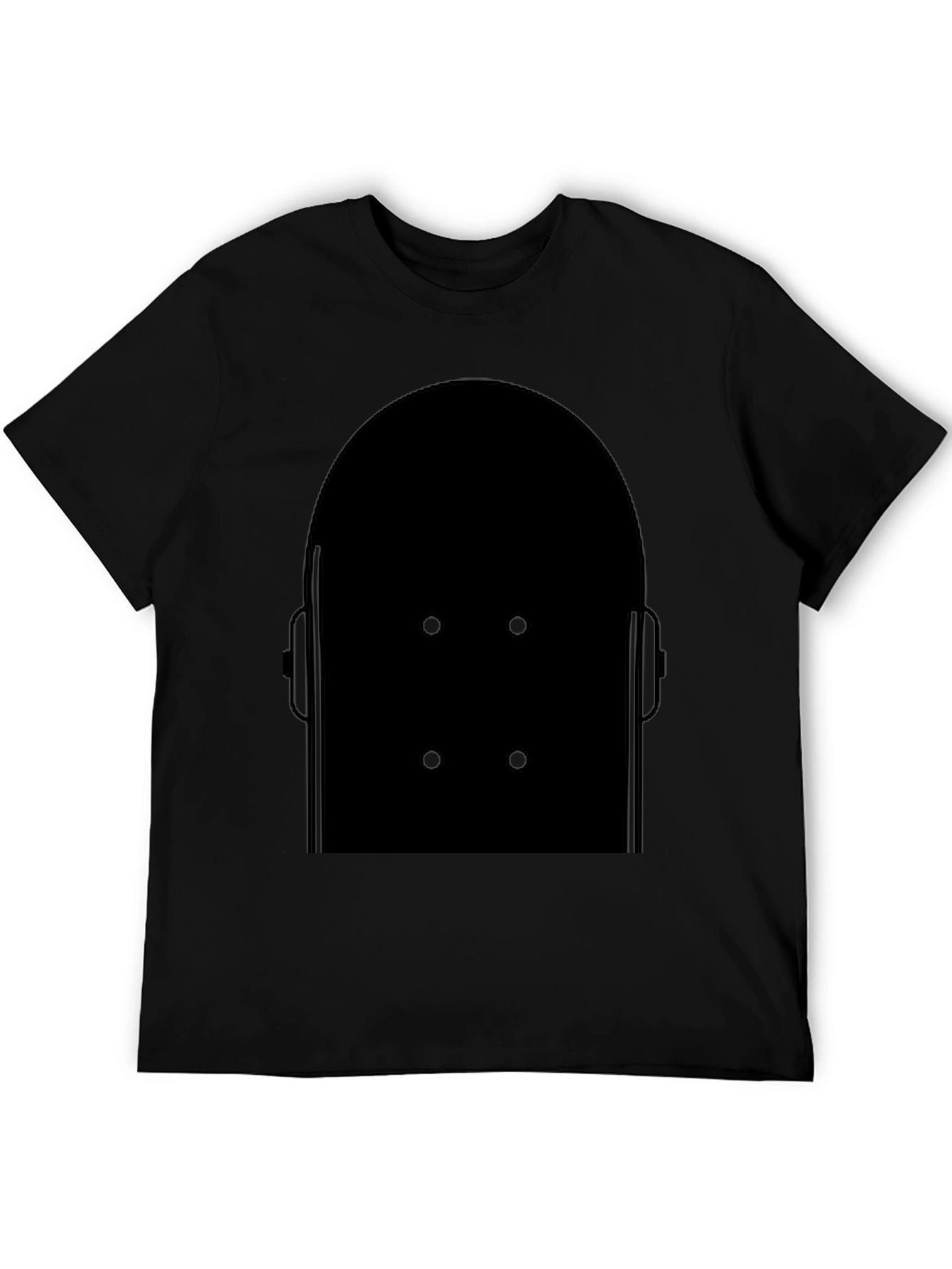 Abstract Black Graphic T-Shirt