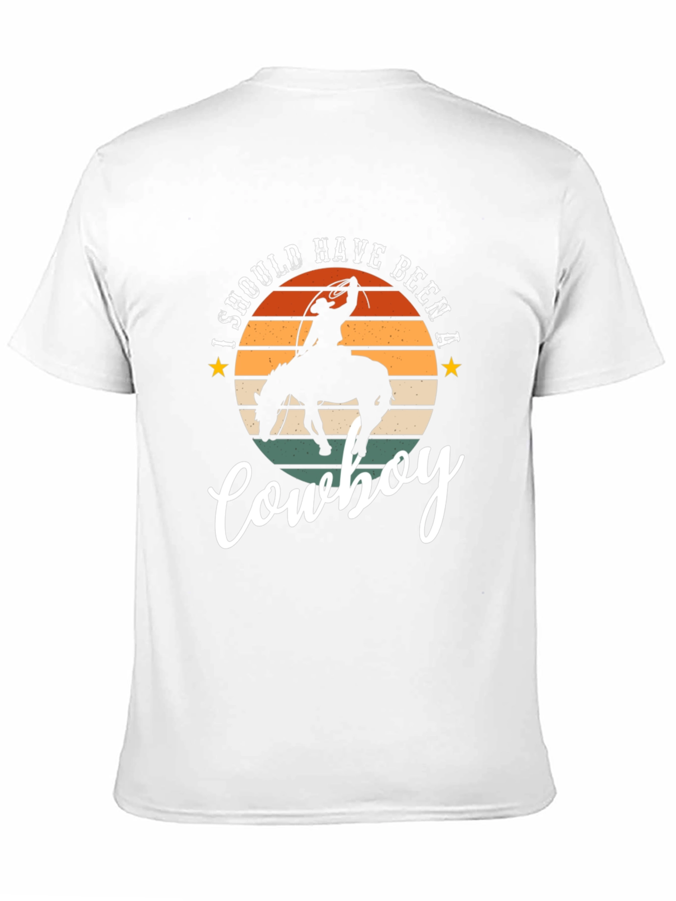 Cowboy Graphic Tee - Retro Style